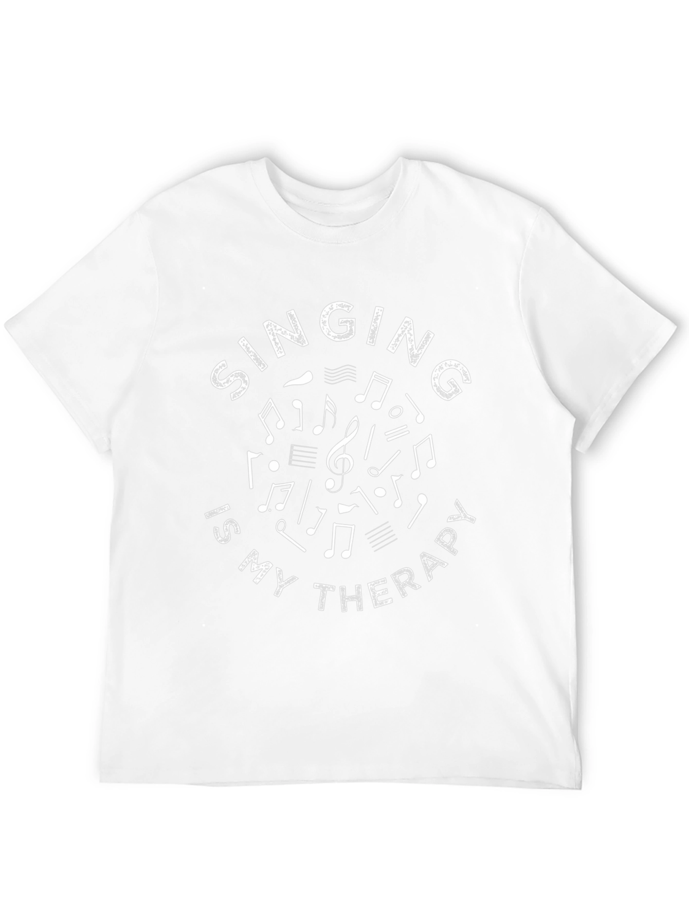 Singing is My Therapy T-Shirt - Music Lover Tee