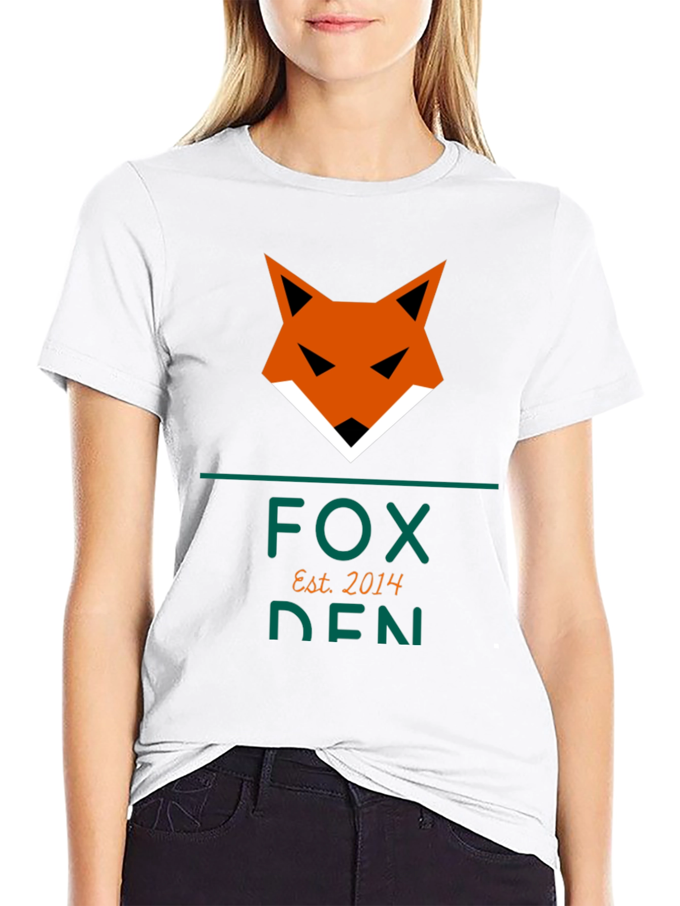 Fox Den Est. 2014 Graphic Tee - Black