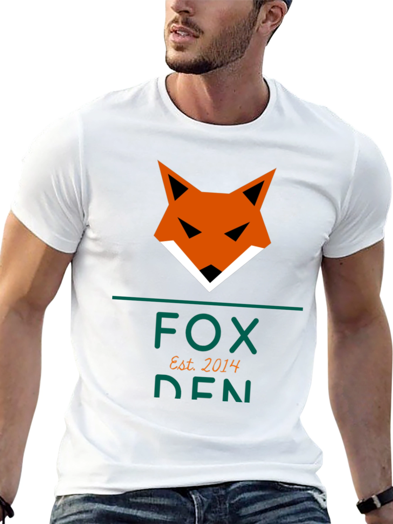 Fox Den Est. 2014 Graphic Tee - Black