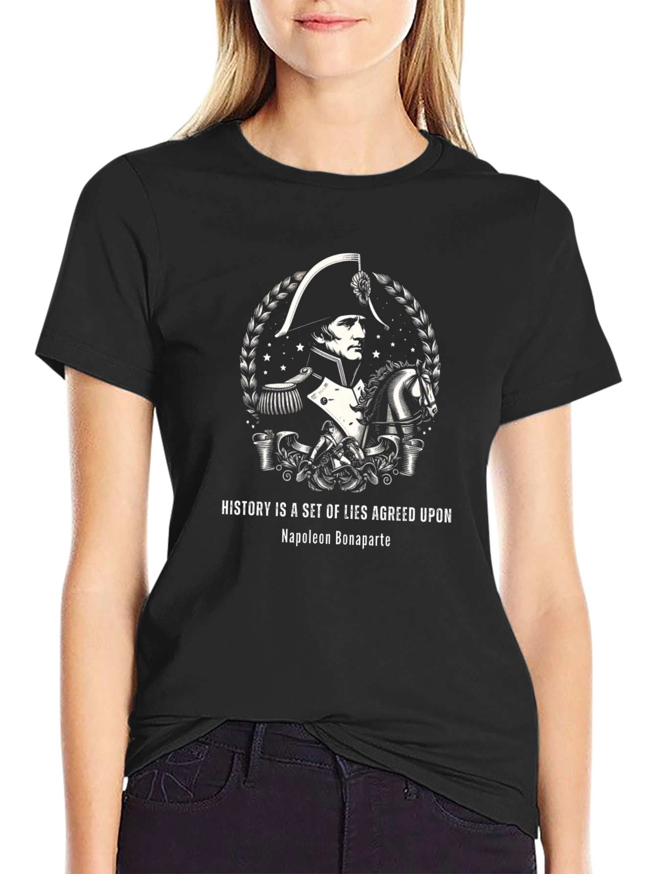 Napoleon Bonaparte Graphic Tee - History Quote T-Shirt