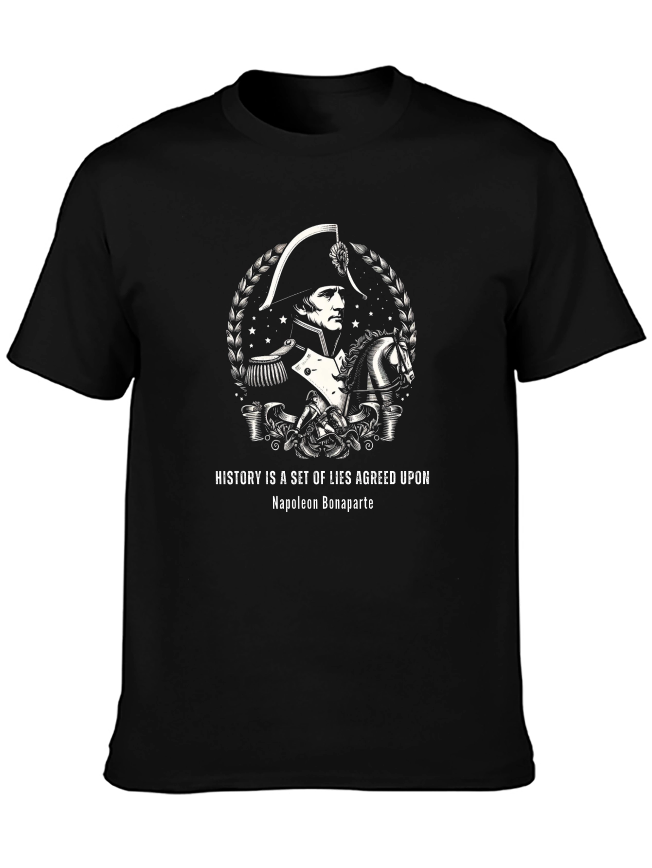 Napoleon Bonaparte Graphic Tee - History Quote T-Shirt