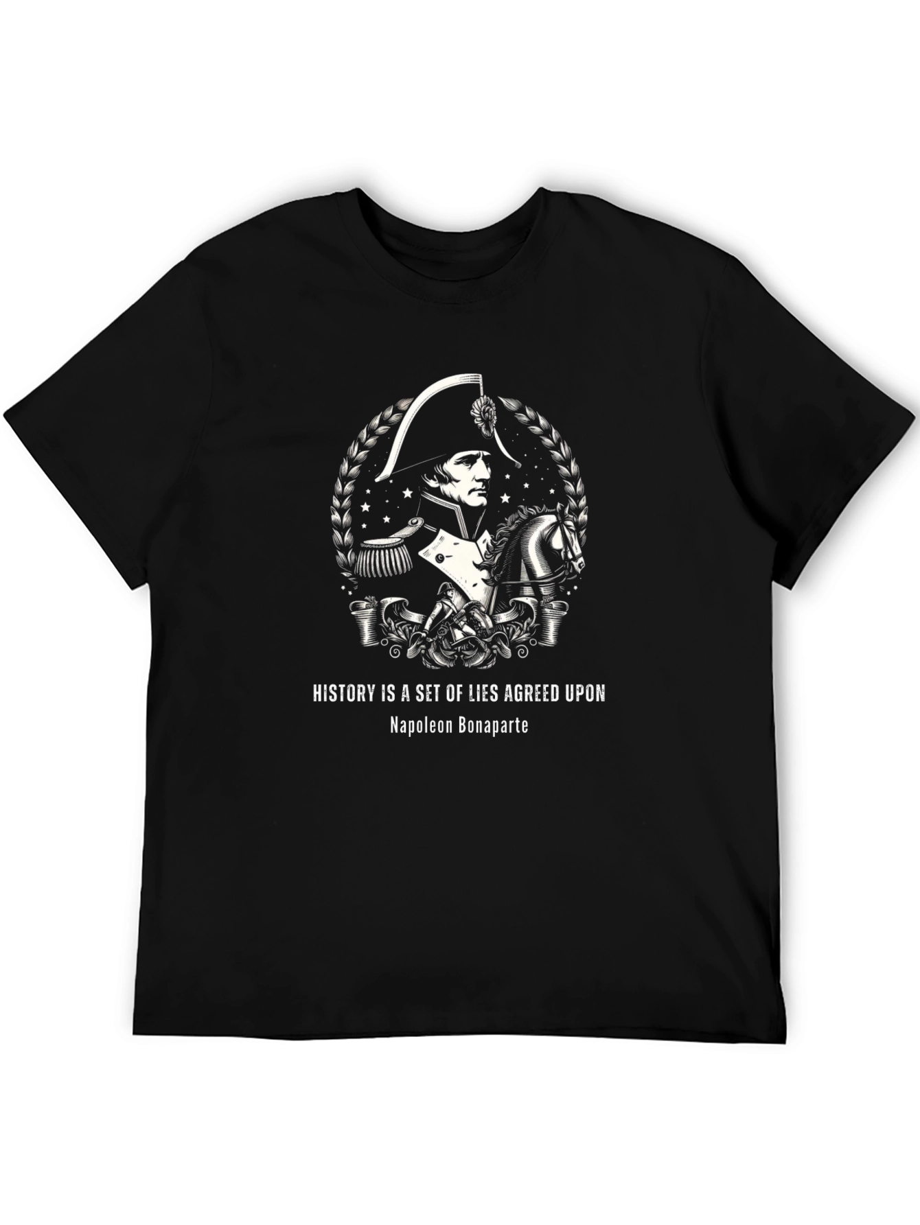 Napoleon Bonaparte Graphic Tee - History Quote T-Shirt