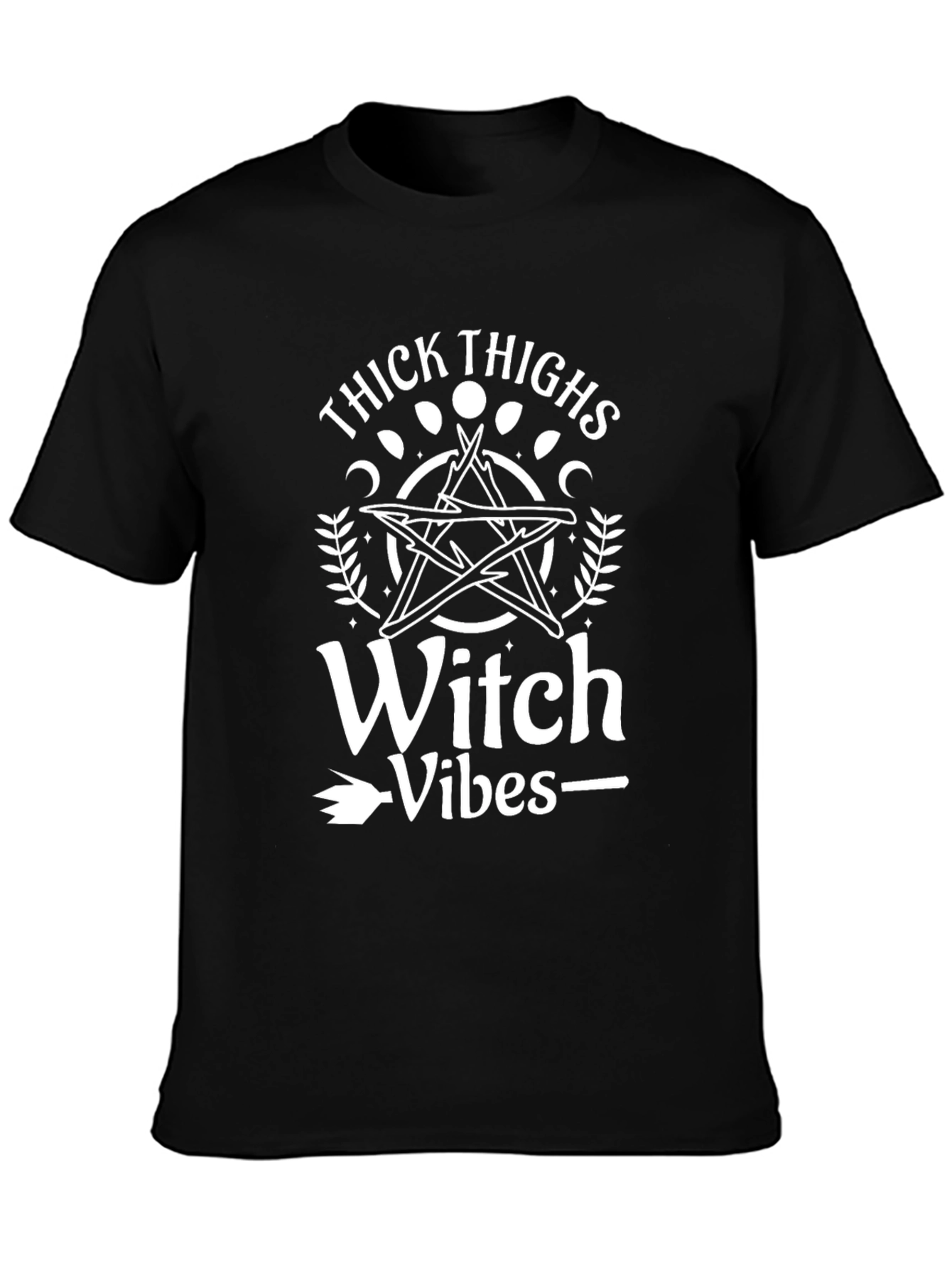Thick Thighs Witch Vibes Graphic Tee