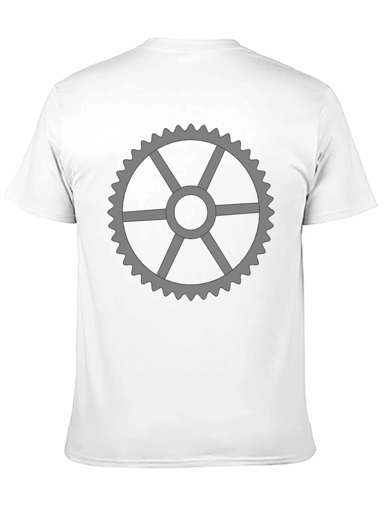 Gear Graphic T-Shirt - Black Cotton Tee