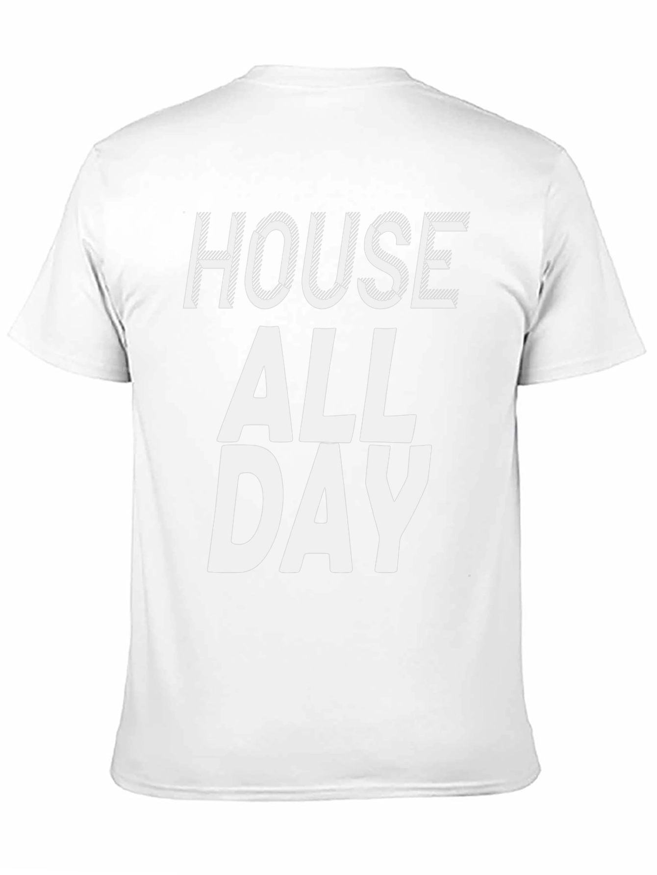 House All Day Black Graphic Tee