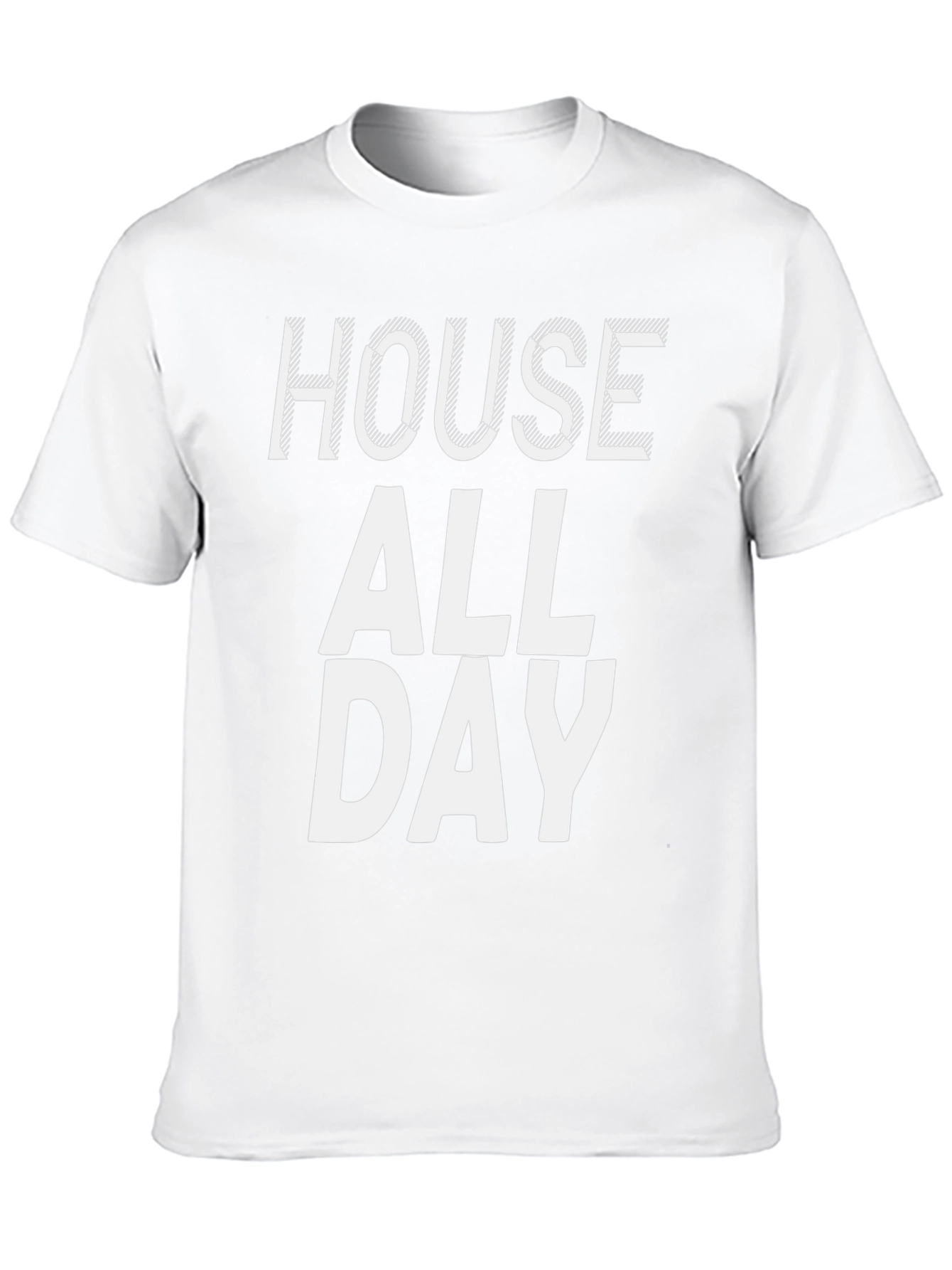 House All Day Black Graphic Tee