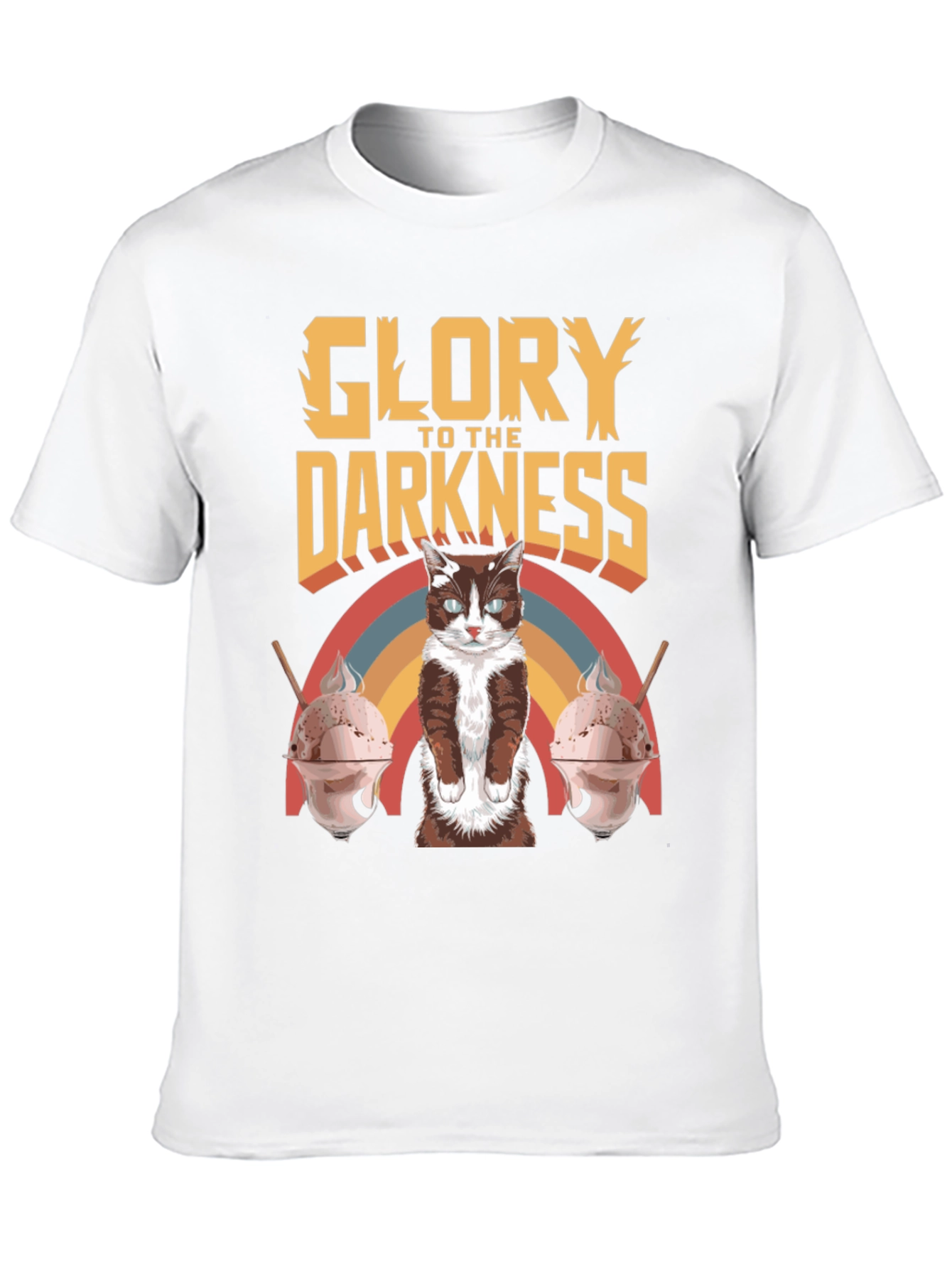 Glory to the Darkness Cat T-Shirt