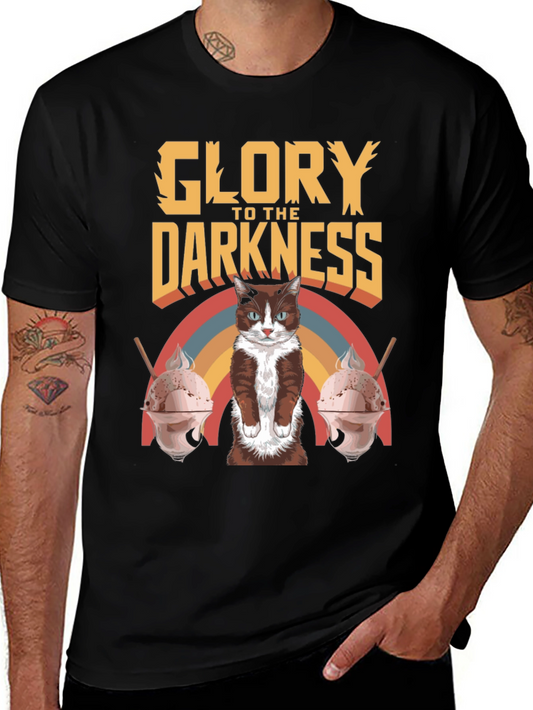 Glory to the Darkness Cat T-Shirt