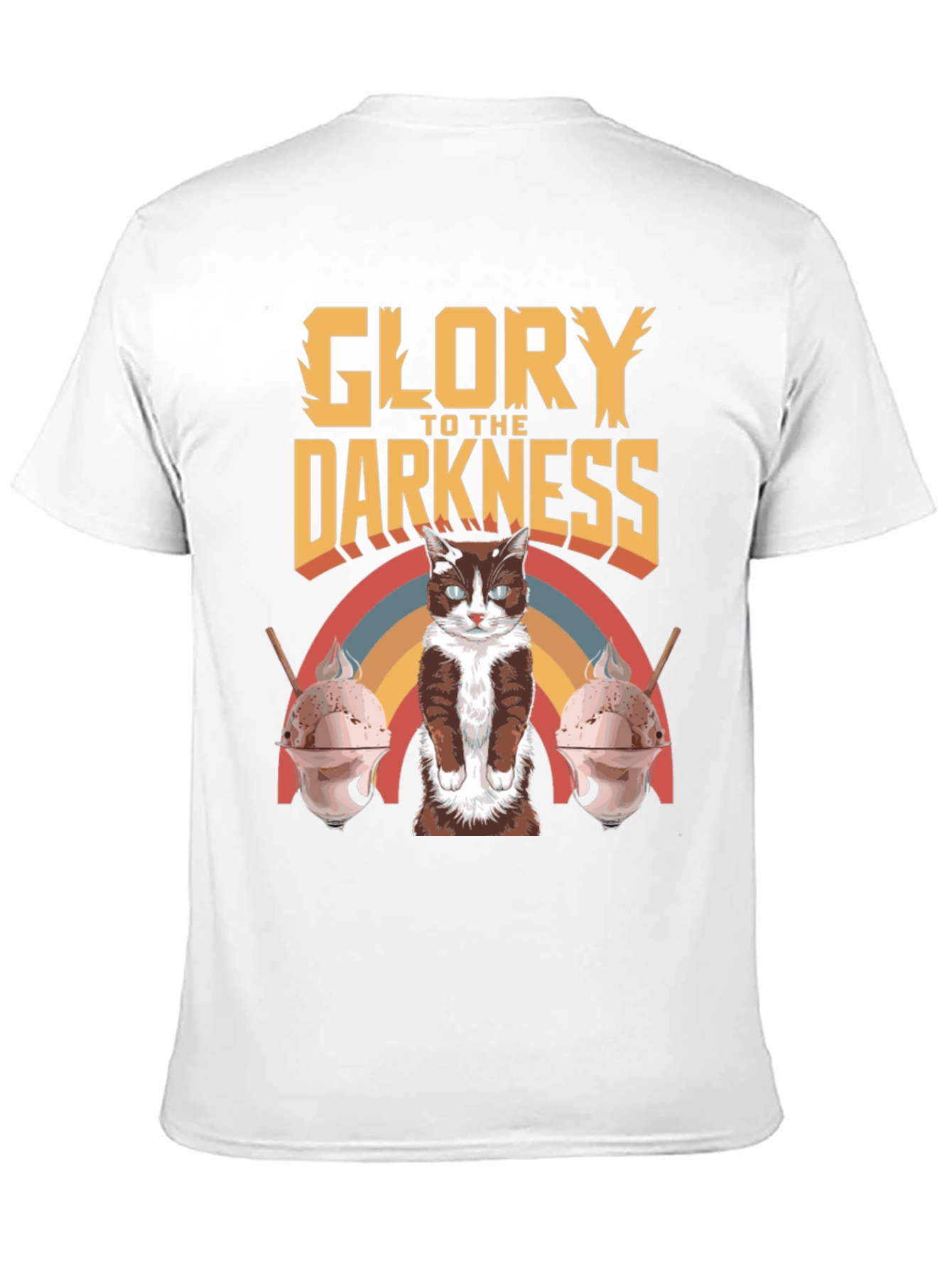 Glory to the Darkness Cat T-Shirt