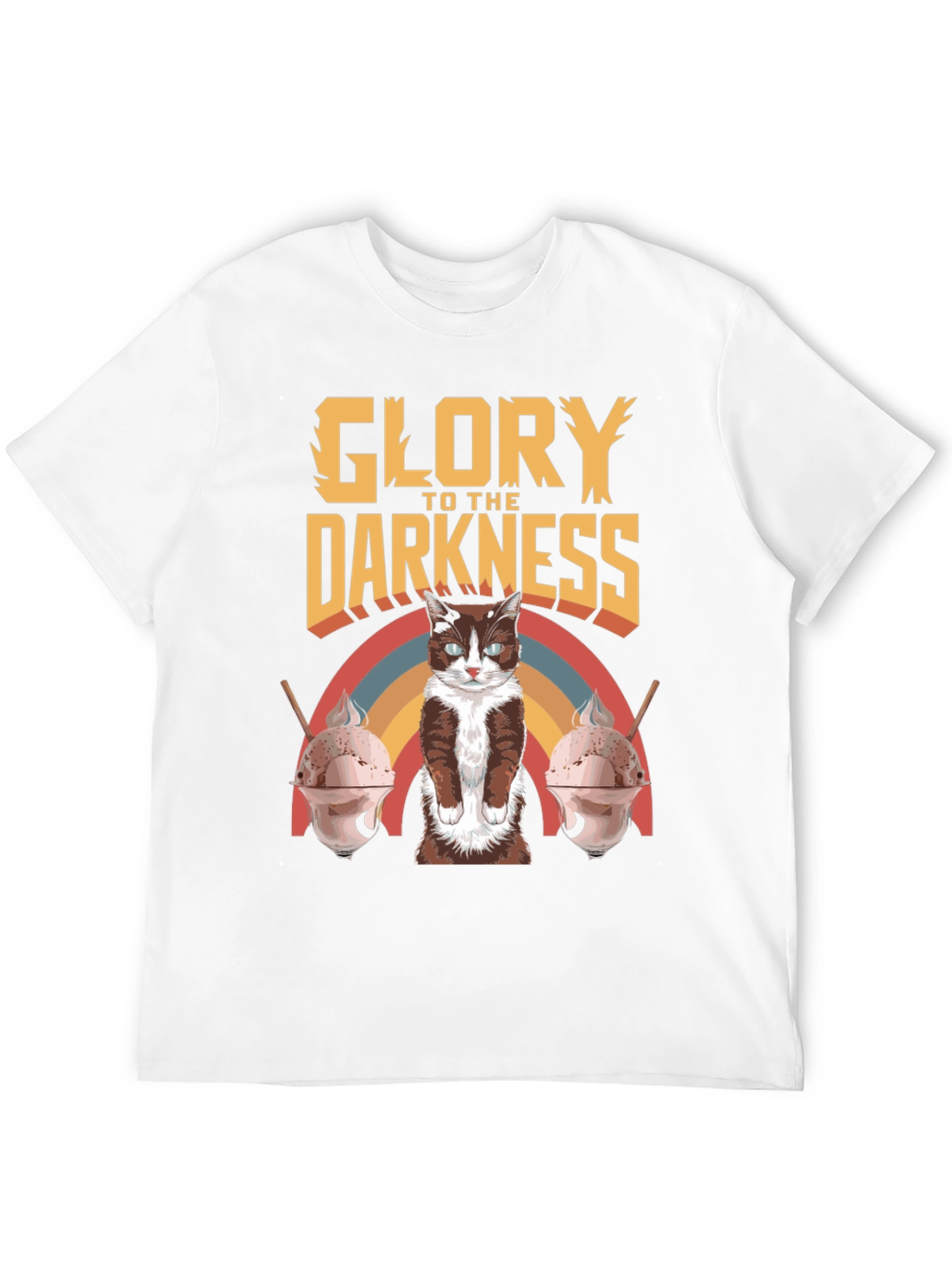 Glory to the Darkness Cat T-Shirt