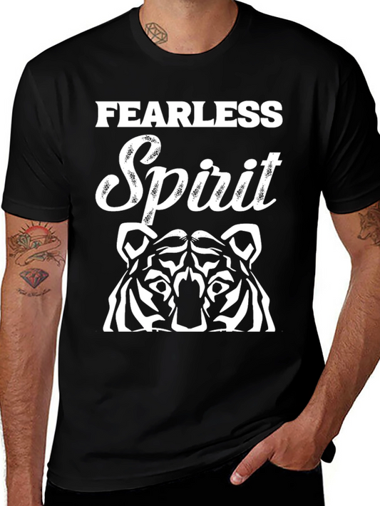 Fearless Spirit Tiger Graphic T-Shirt