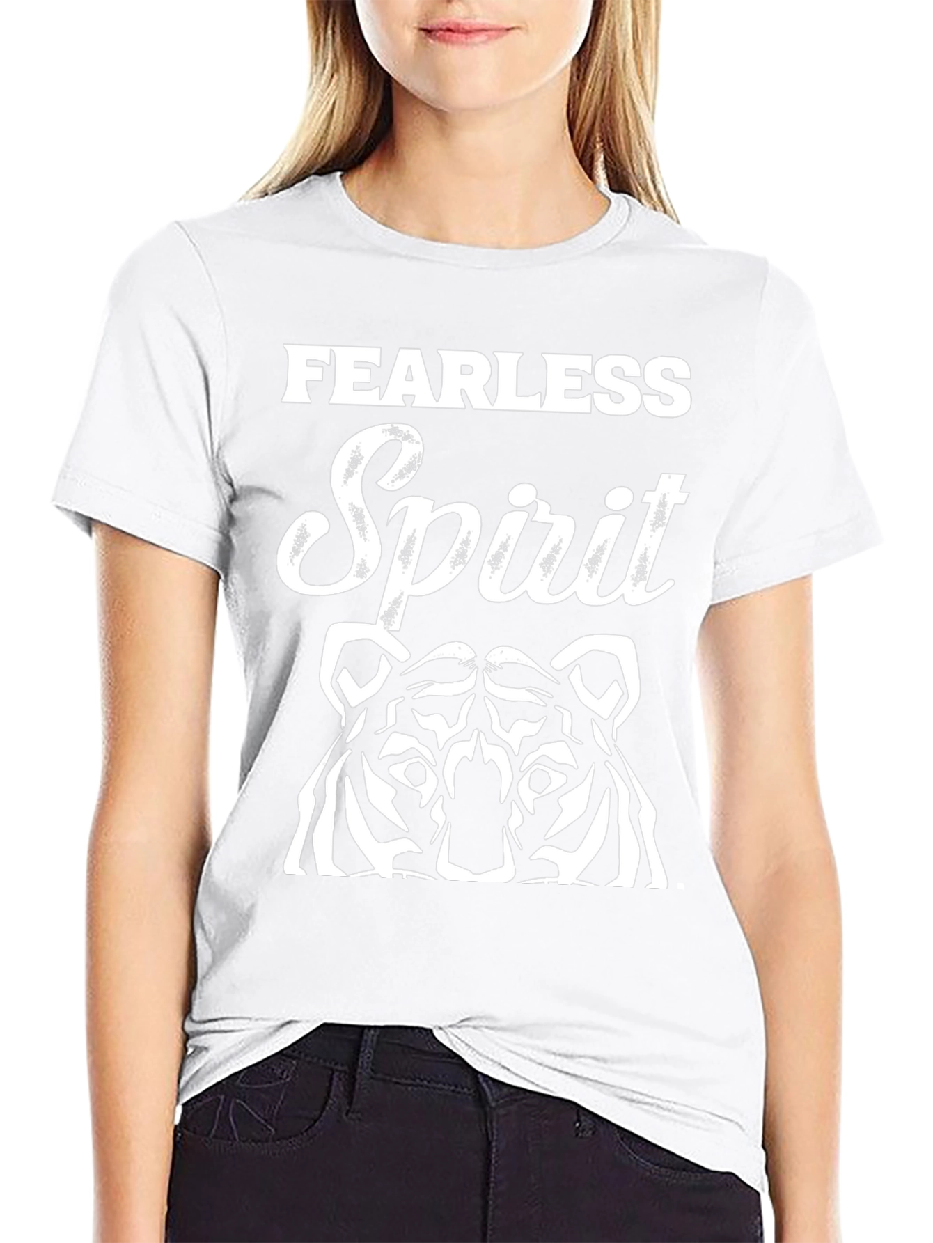 Fearless Spirit Tiger Graphic T-Shirt