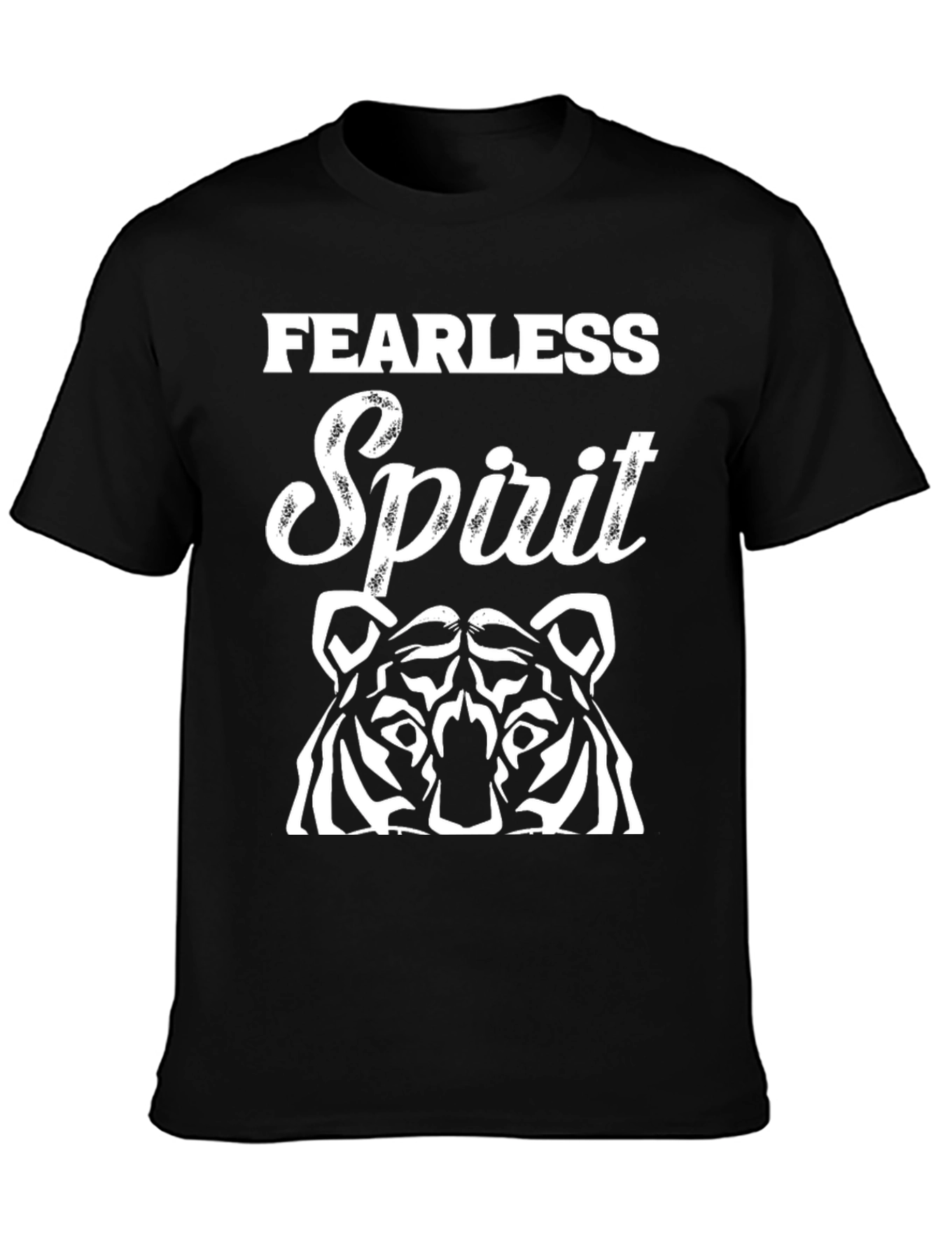 Fearless Spirit Tiger Graphic T-Shirt