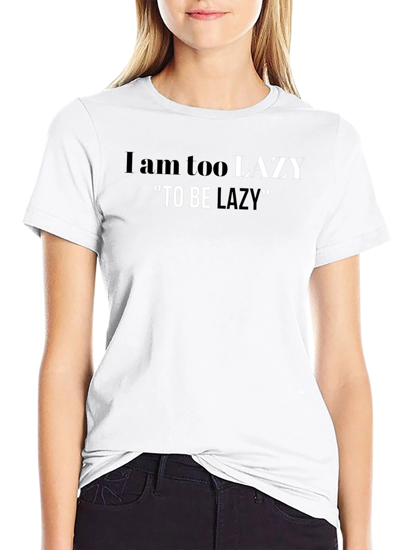 Funny Lazy Graphic T-Shirt