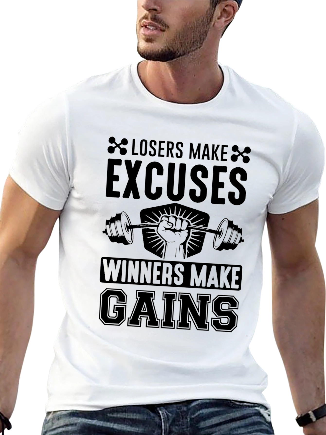 Losers Make Excuses Gym T-Shirt