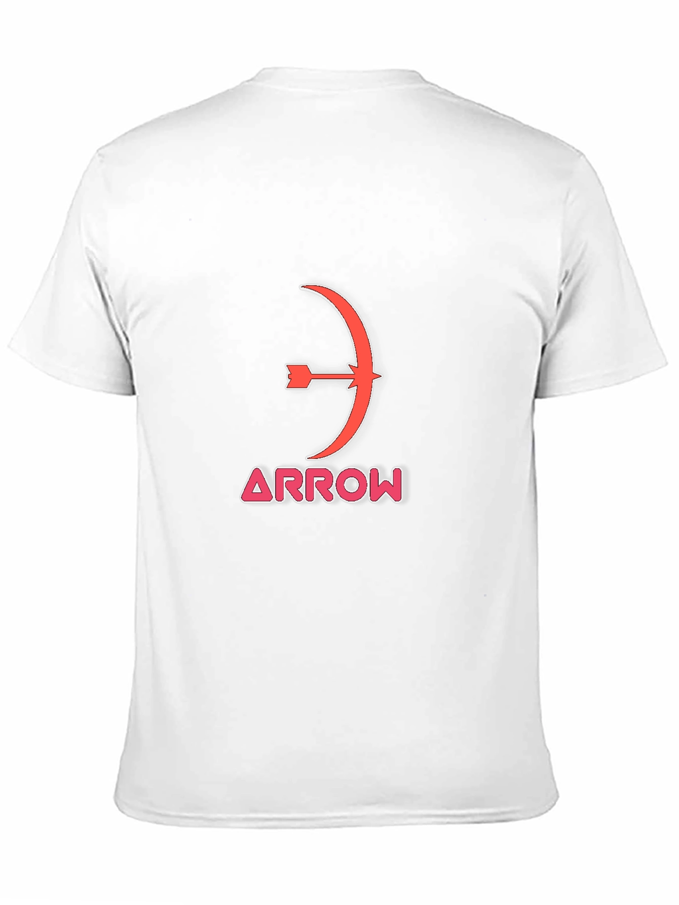 Mens Black T-Shirt with Arrow Graphic