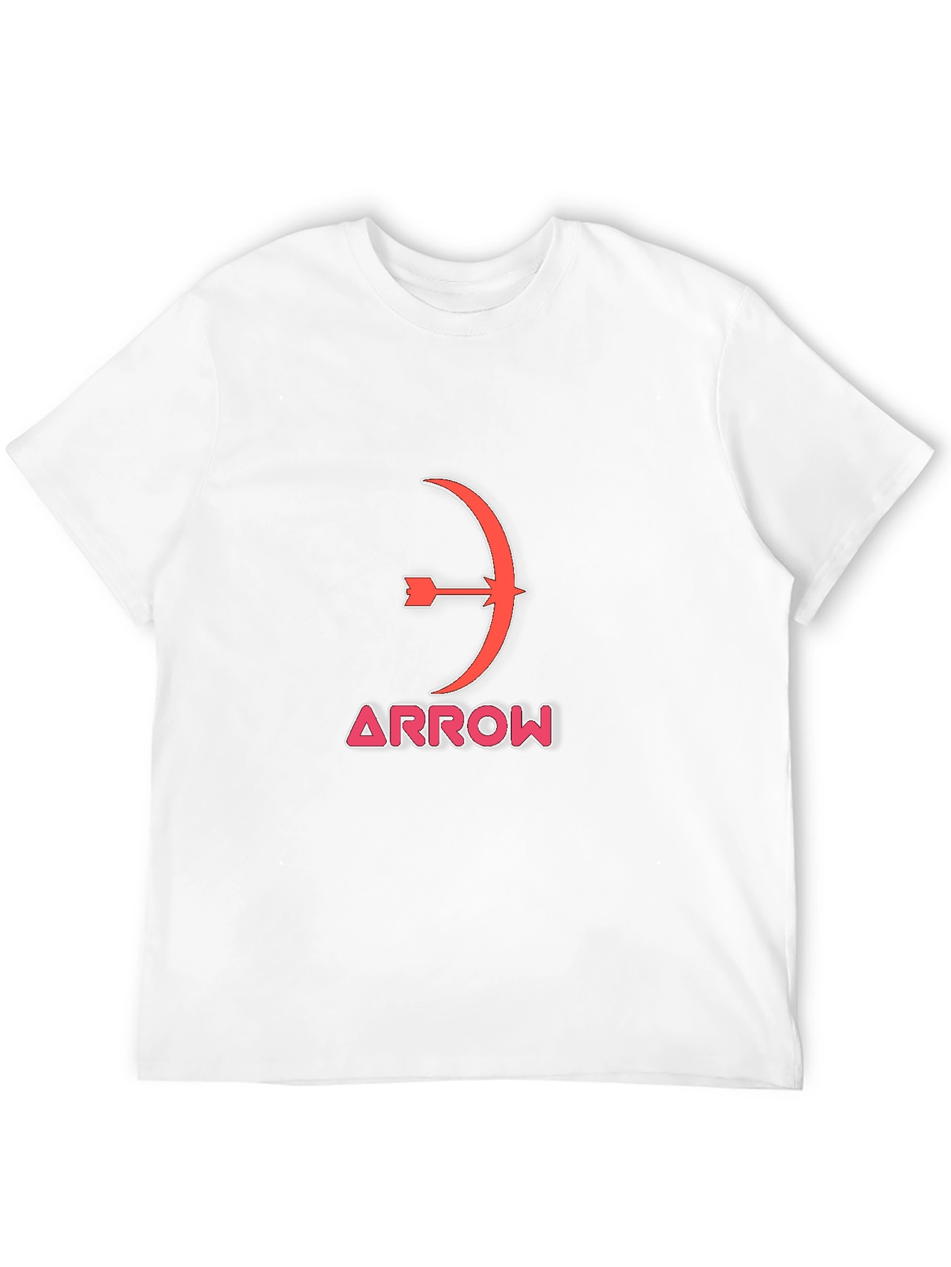 Mens Black T-Shirt with Arrow Graphic