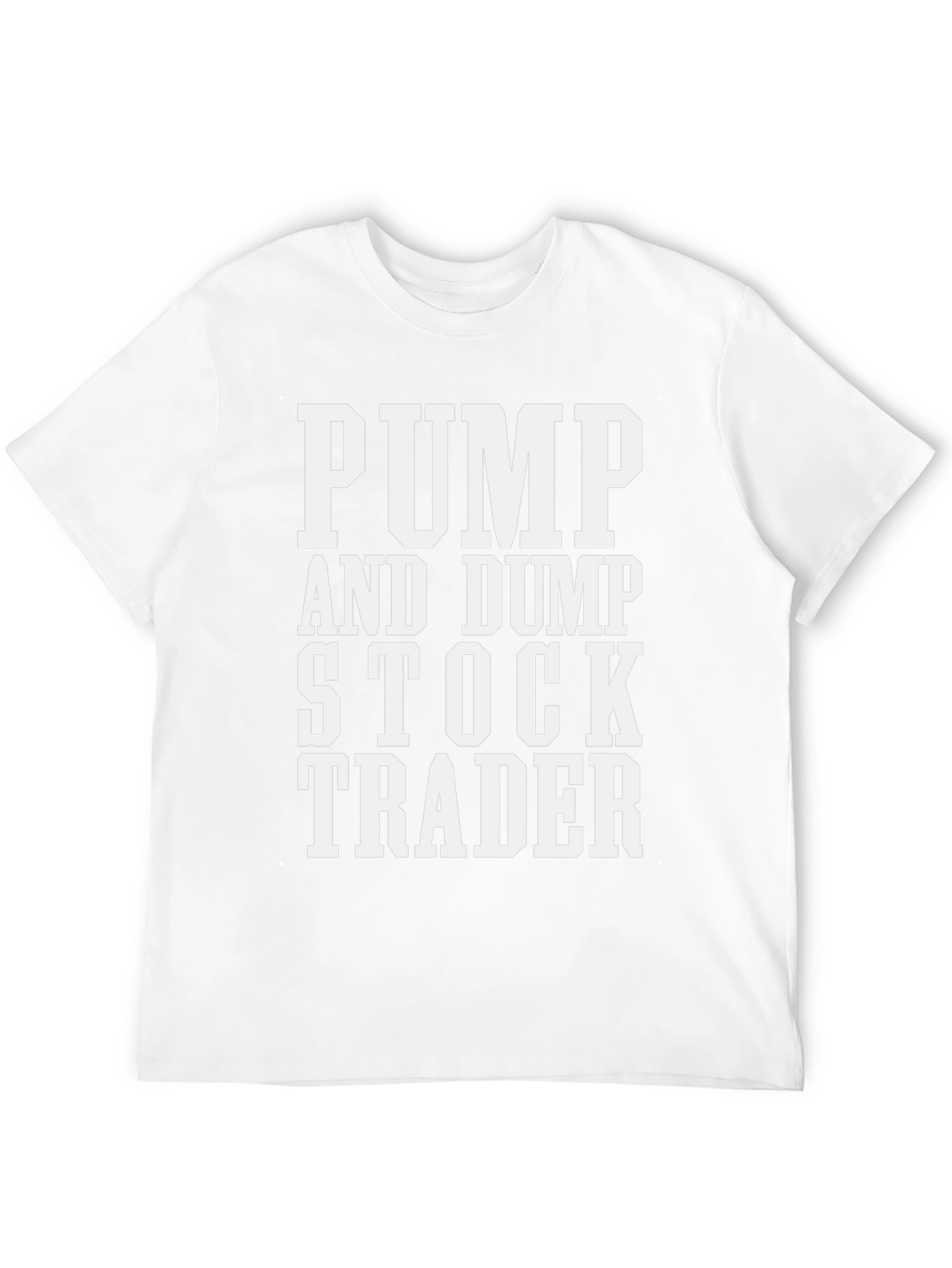 Pump and Dump Stock Trader Black Graphic T-Shirt