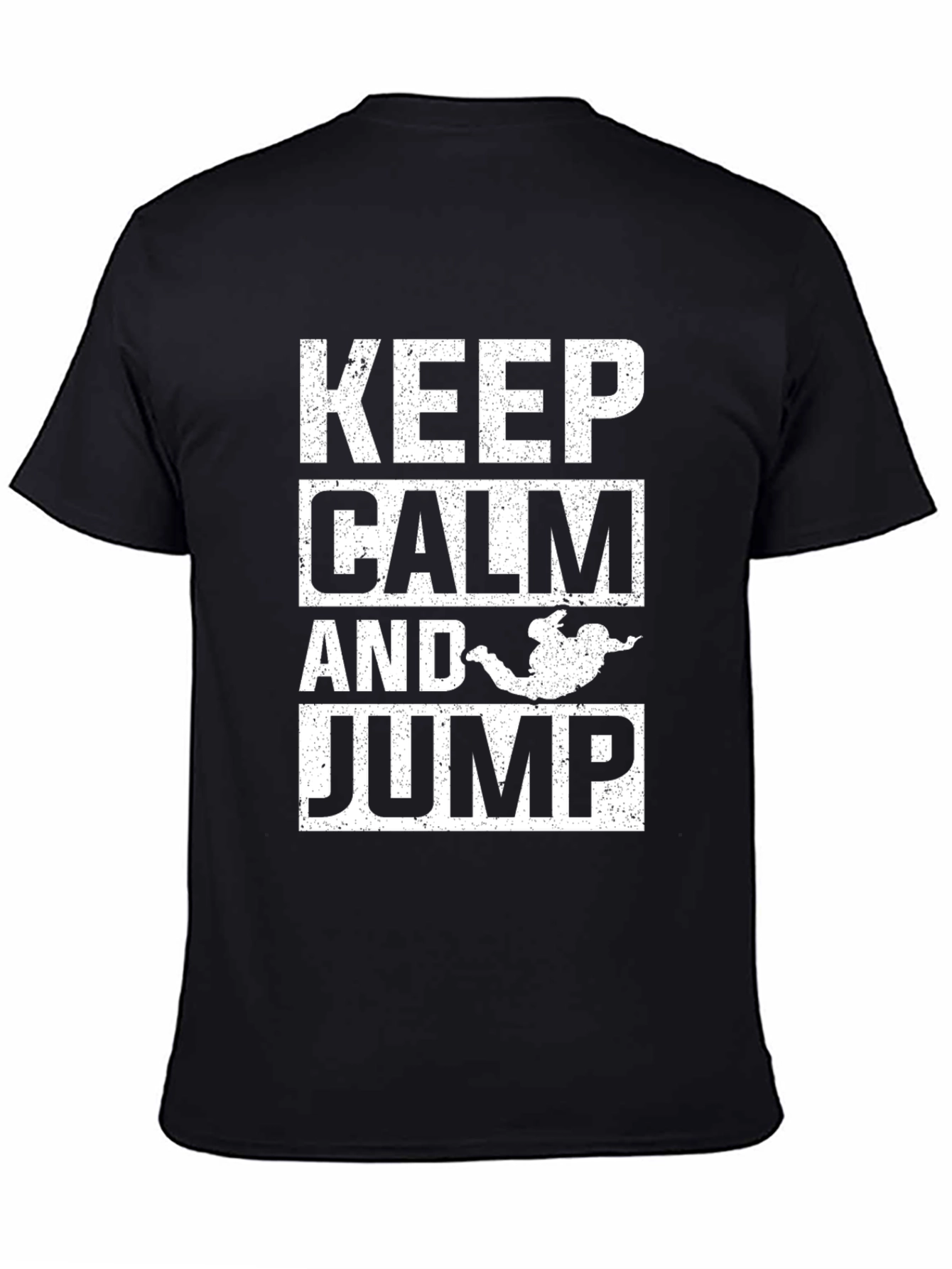 Keep Calm and Jump - Novelty T-Shirt