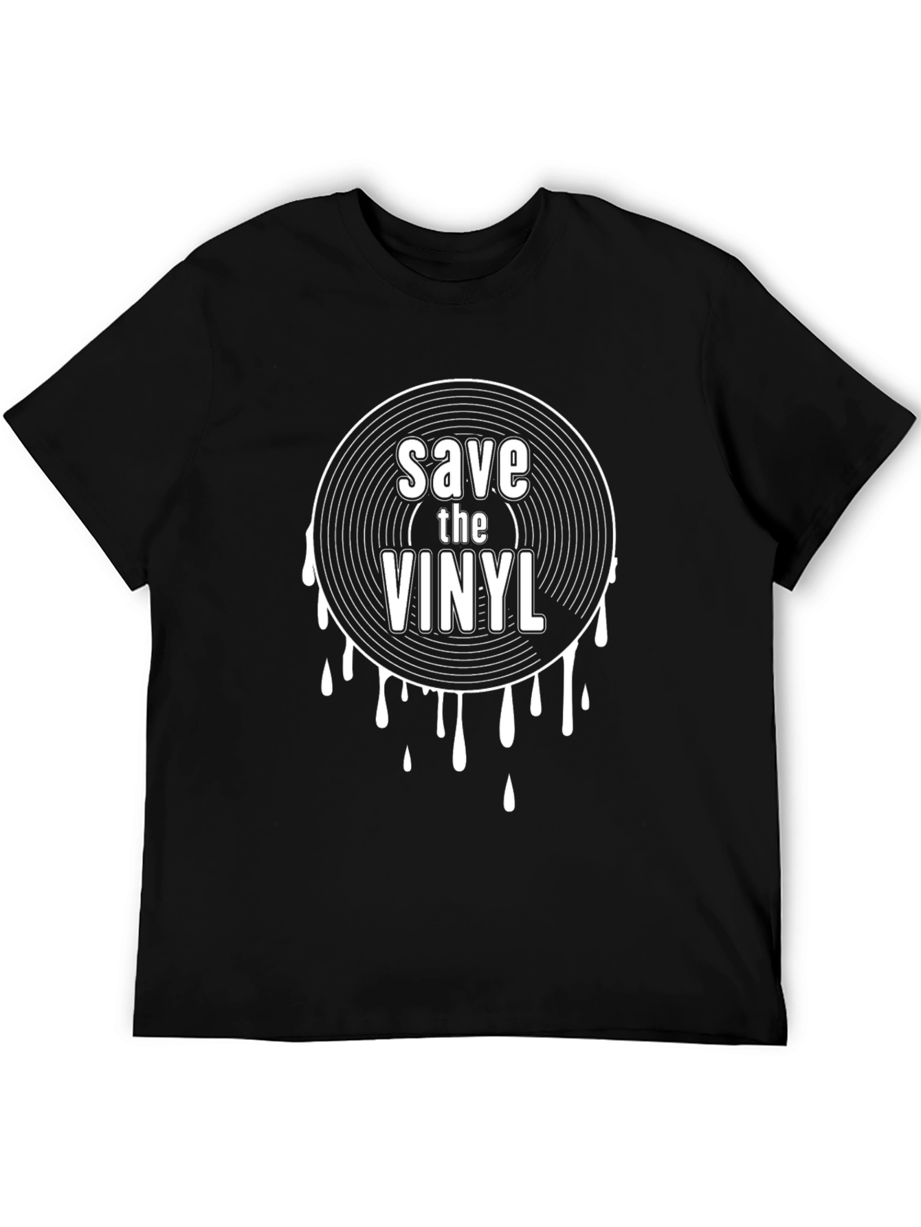 Save the Vinyl T-Shirt - Retro Music Lover Tee
