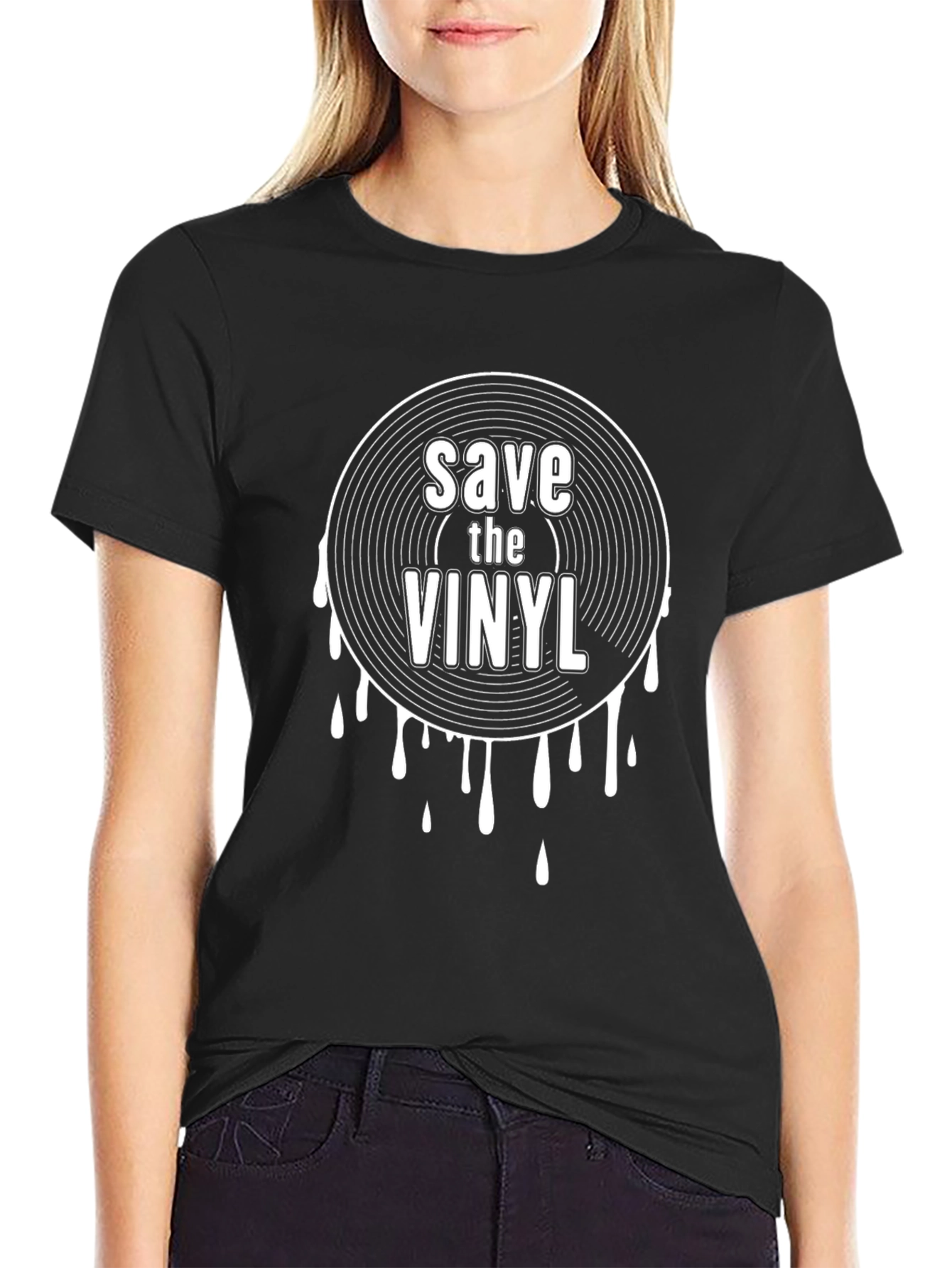 Save the Vinyl T-Shirt - Retro Music Lover Tee