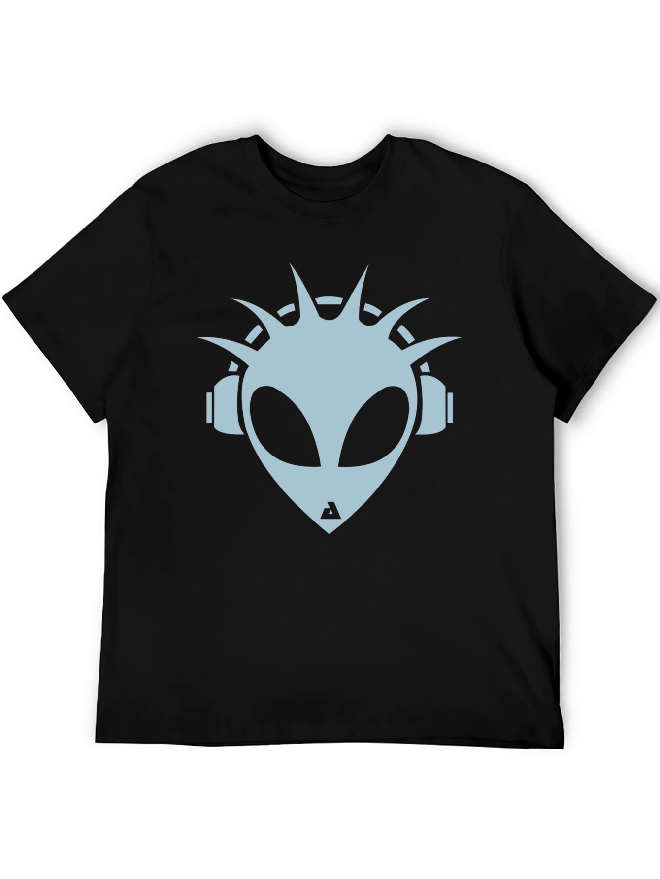 DJ Alien Graphic Tee - Black Cotton Blend