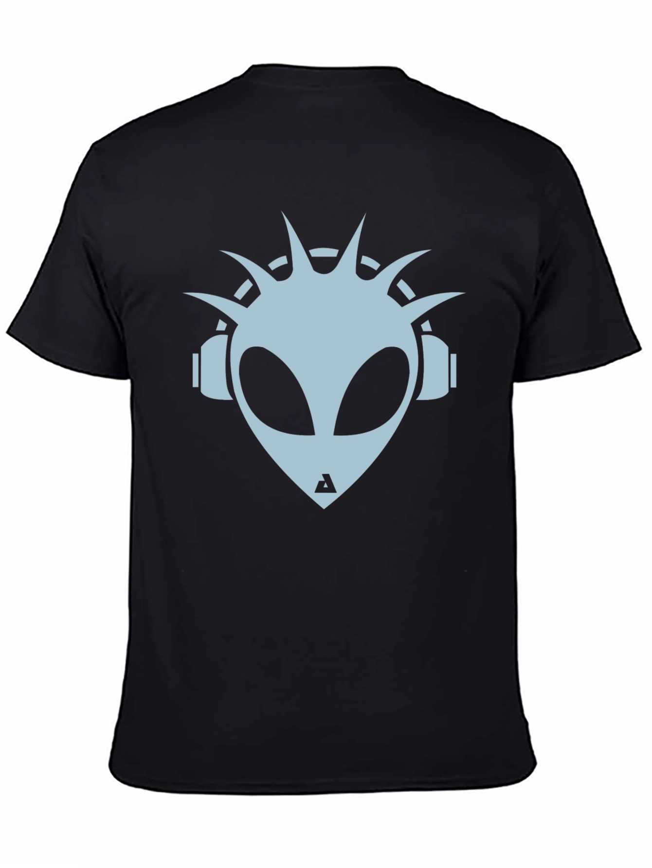DJ Alien Graphic Tee - Black Cotton Blend