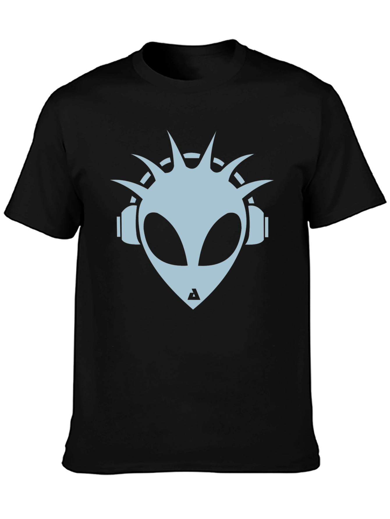 DJ Alien Graphic Tee - Black Cotton Blend