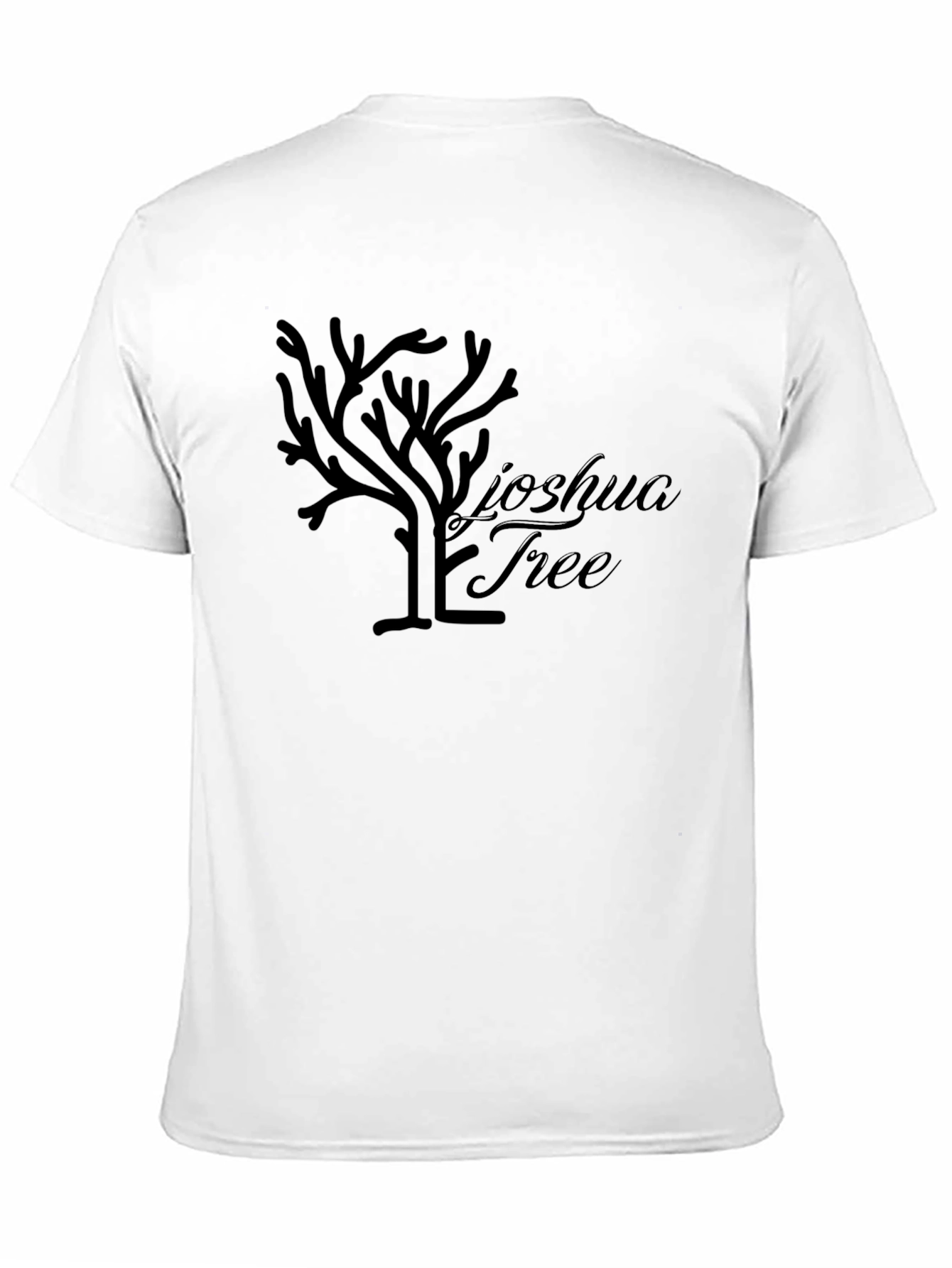 Joshua Tree Graphic Tee - Classic Black Cotton T-Shirt