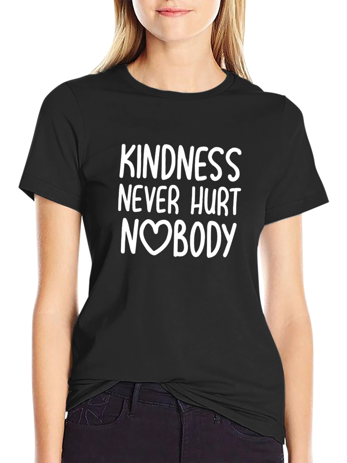 Kindness Graphic Tee - Never Hurt Nobody
