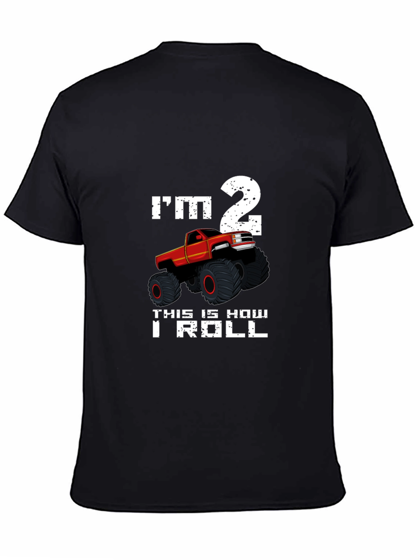 Im 2 Monster Truck T-Shirt Birthday Boy