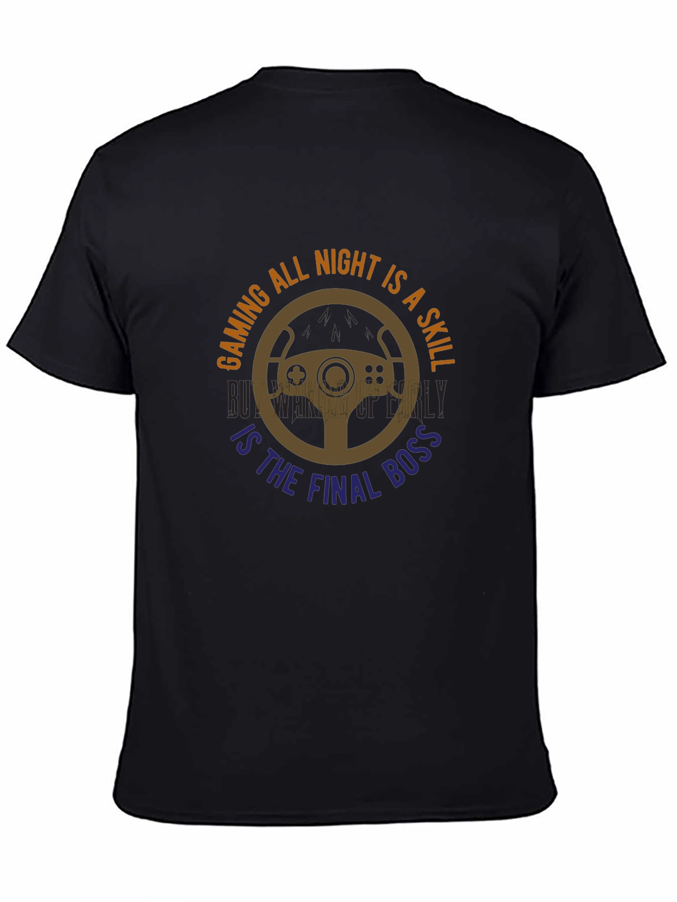 Gaming All Night T-Shirt - Gamer Tee