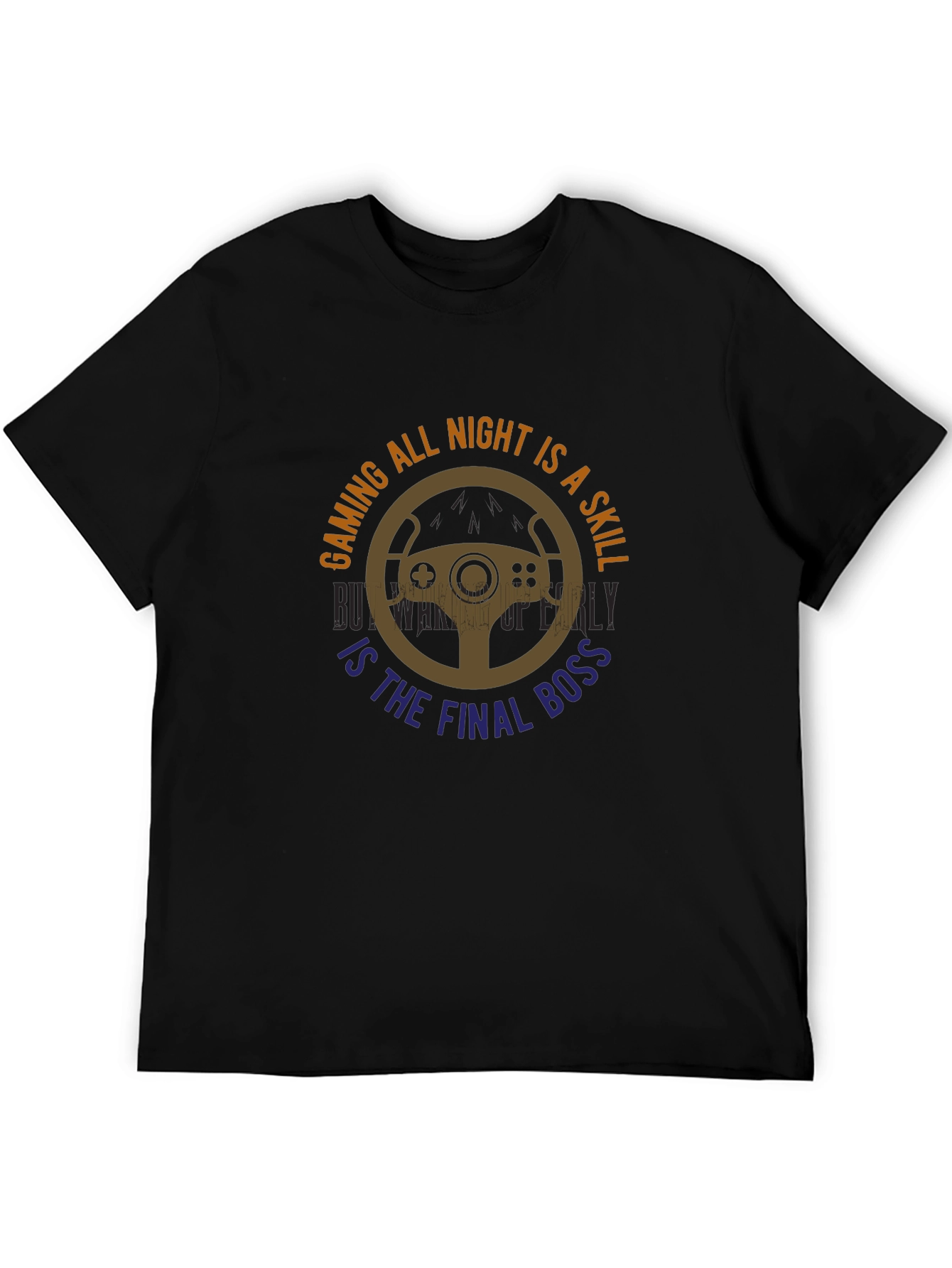 Gaming All Night T-Shirt - Gamer Tee