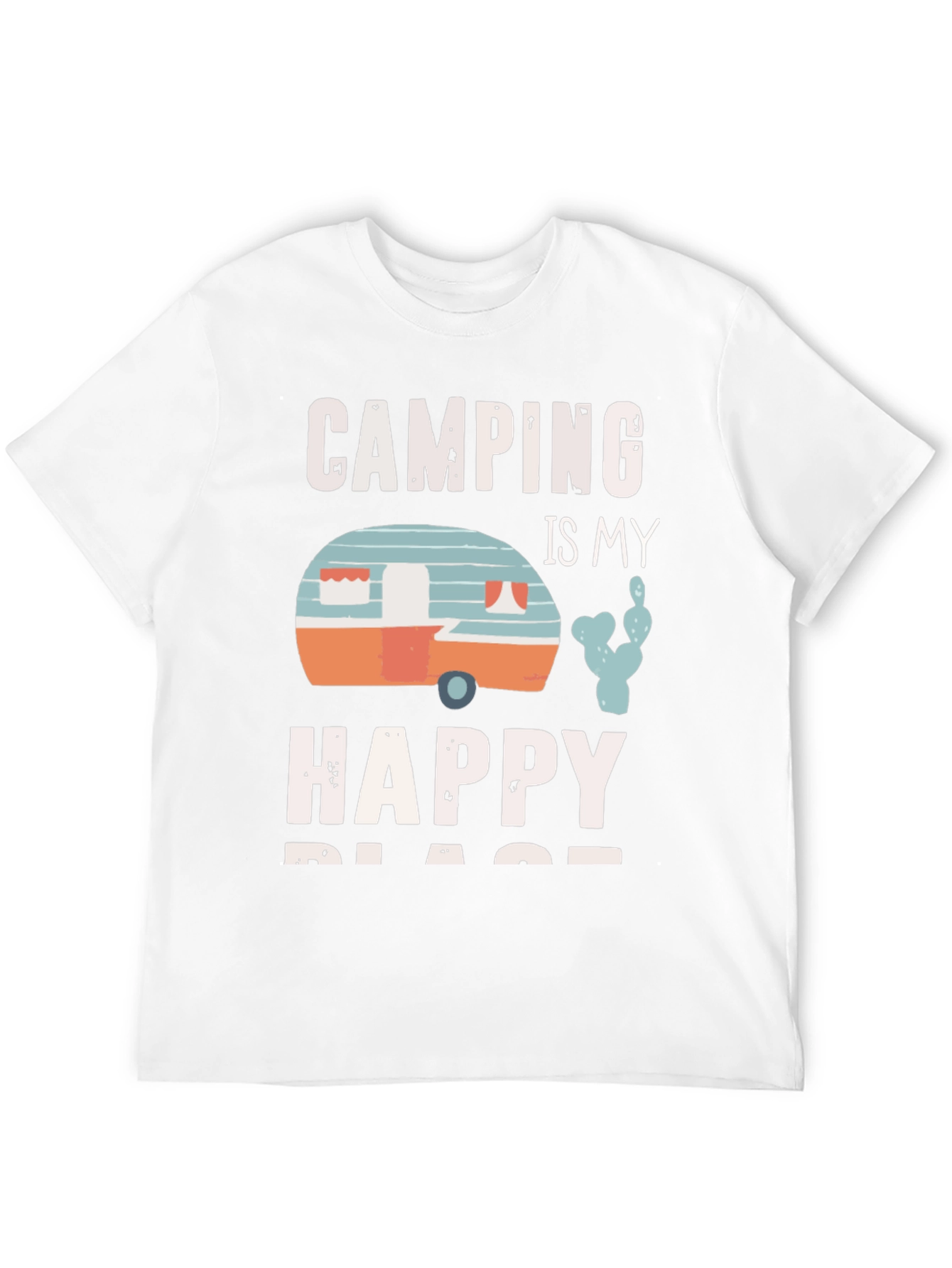 Camping Is My Happy Place Graphic Tee