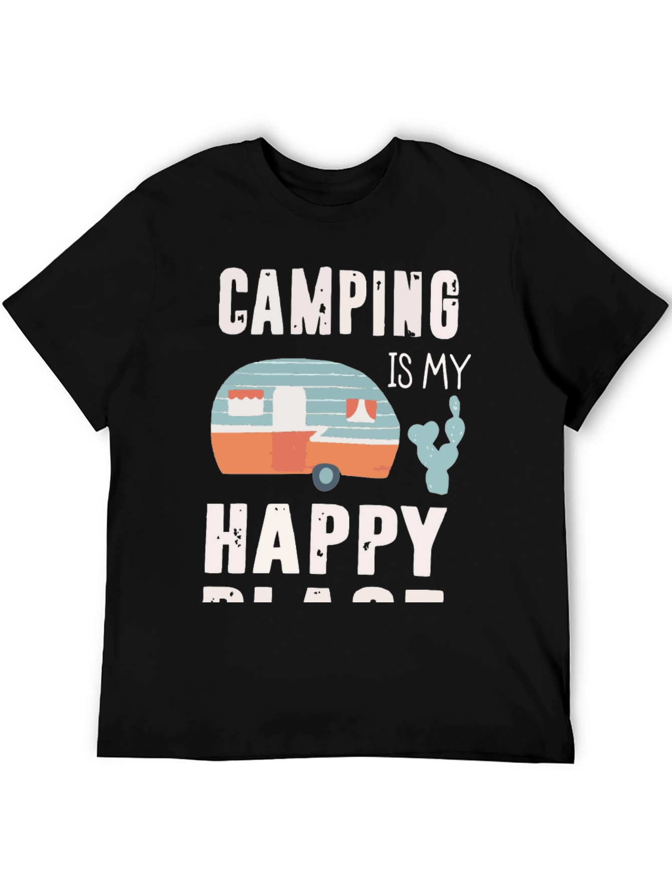 Camping Is My Happy Place Graphic Tee