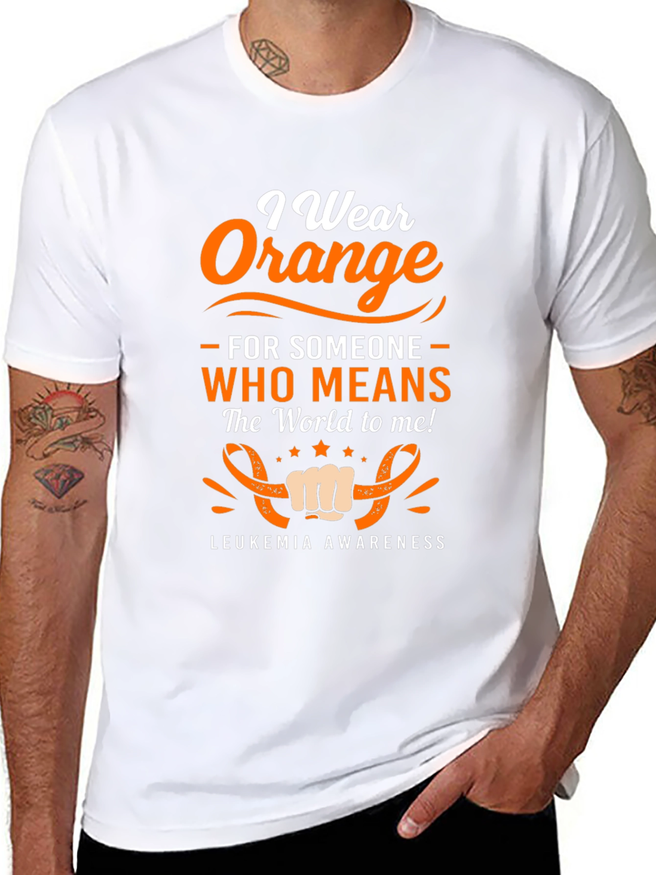 Orange Leukemia Awareness T-Shirt