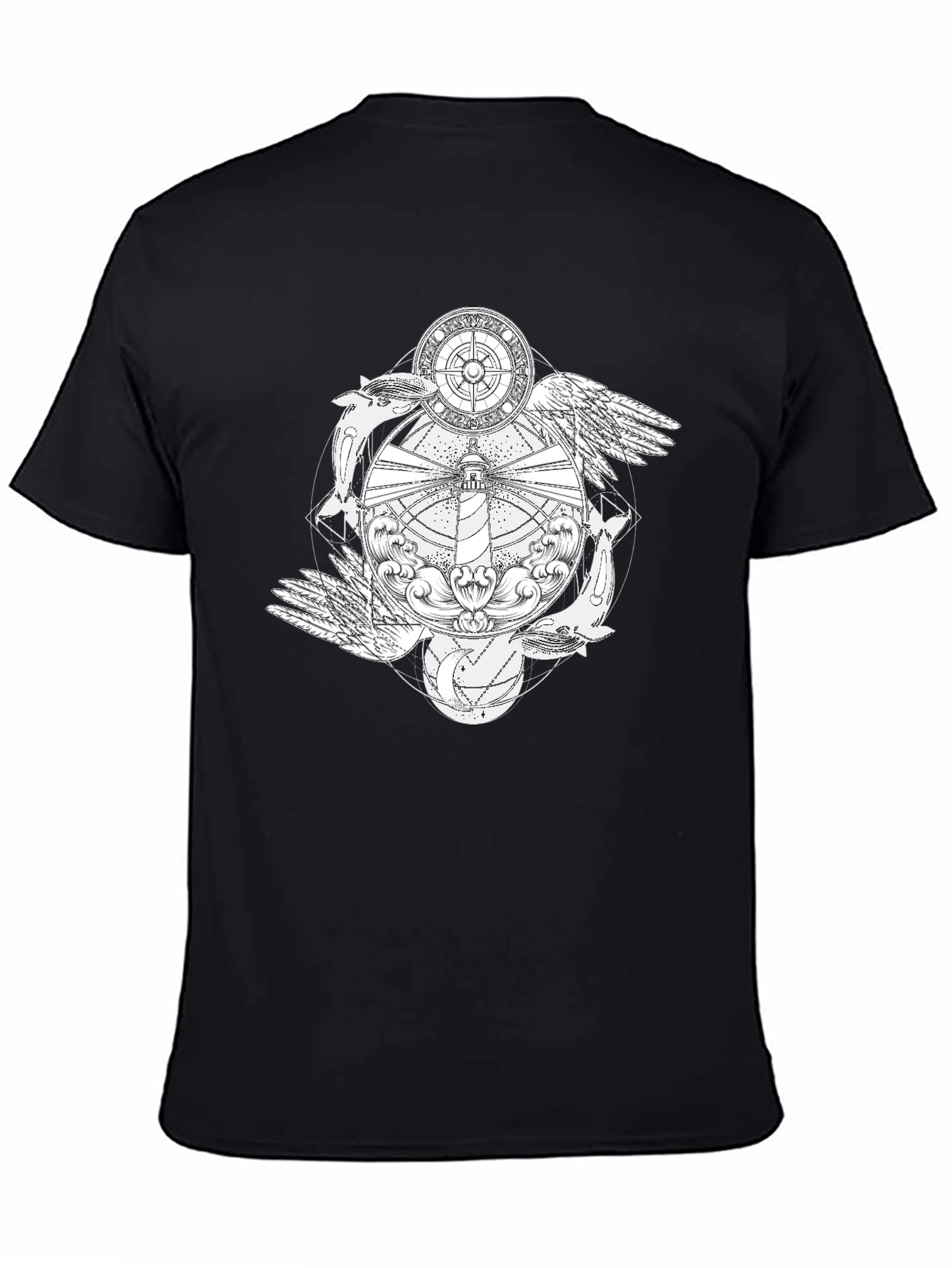 Nautical Lighthouse Graphic T-Shirt