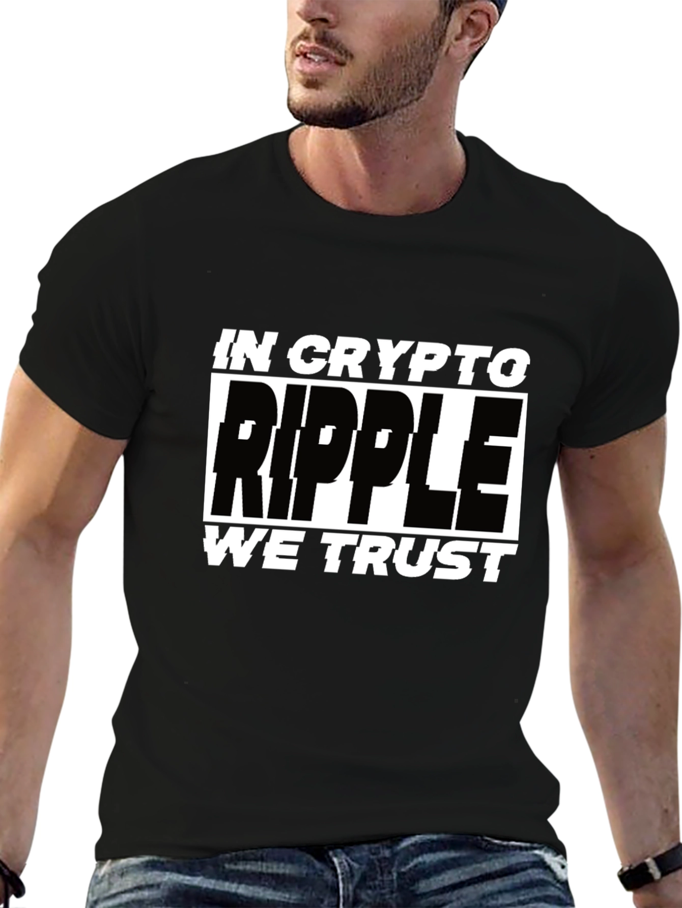In Crypto We Trust Ripple T-Shirt