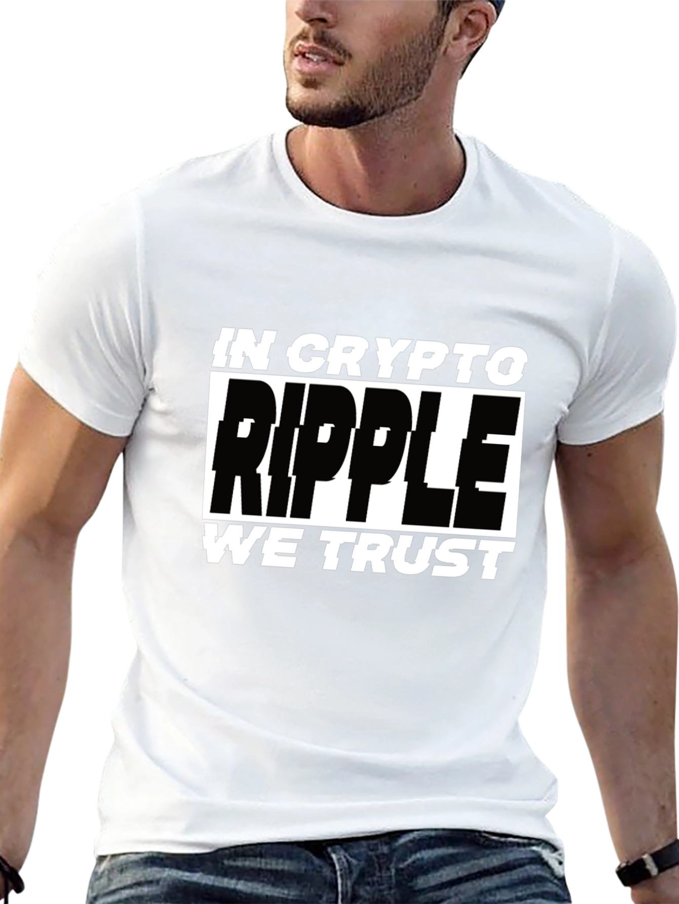 In Crypto We Trust Ripple T-Shirt