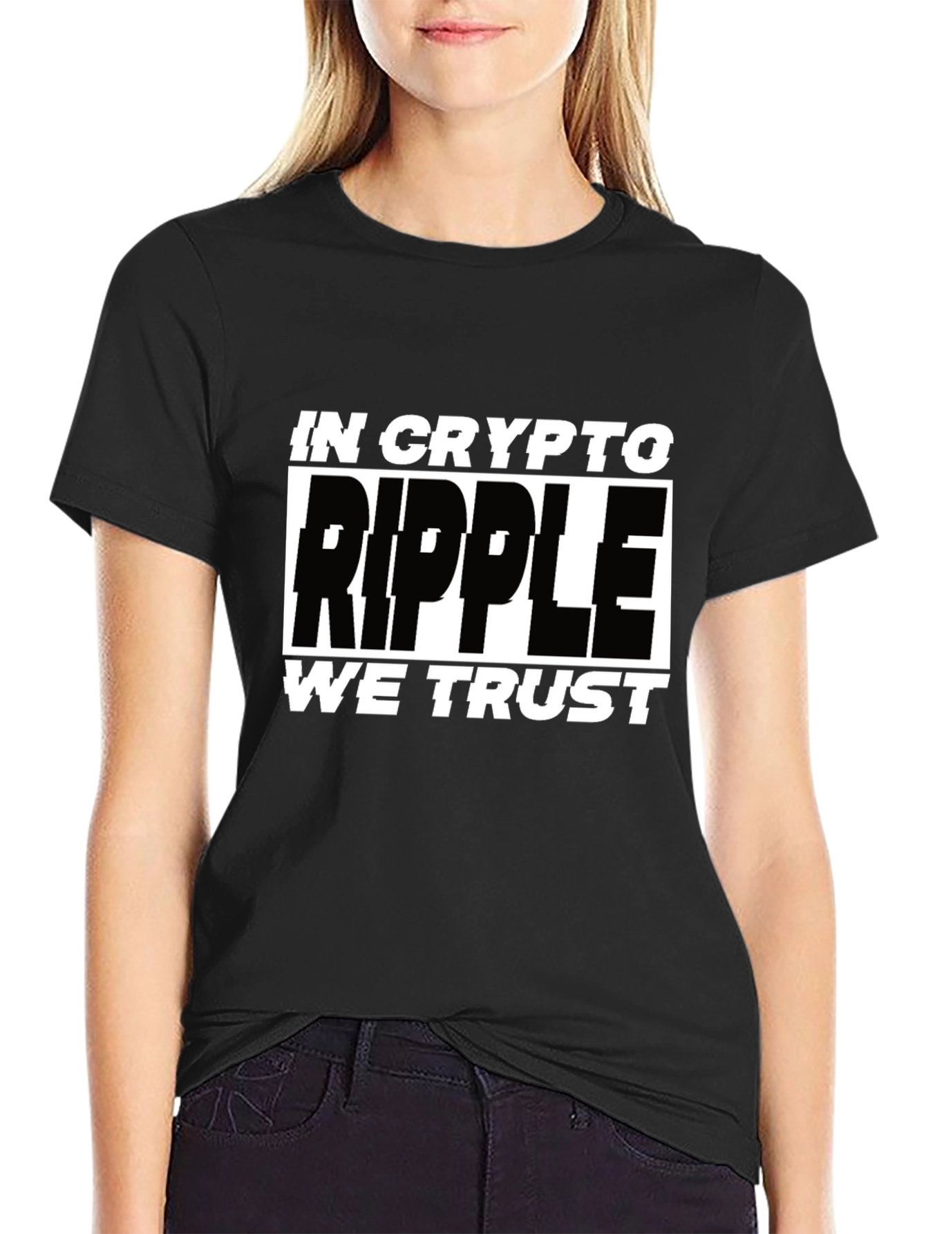 In Crypto We Trust Ripple T-Shirt