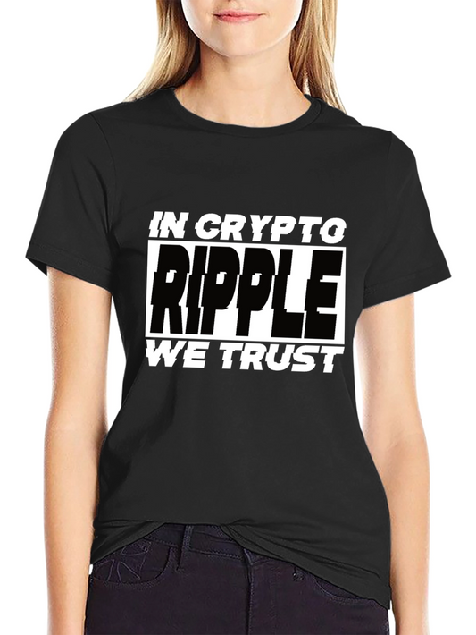 In Crypto We Trust Ripple T-Shirt