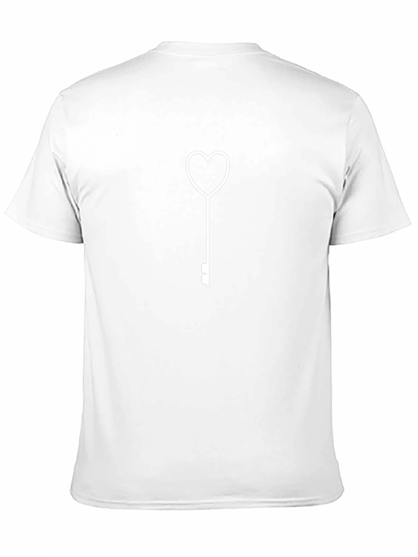 Heart Key Graphic T-Shirt - Stylish & Unique Design