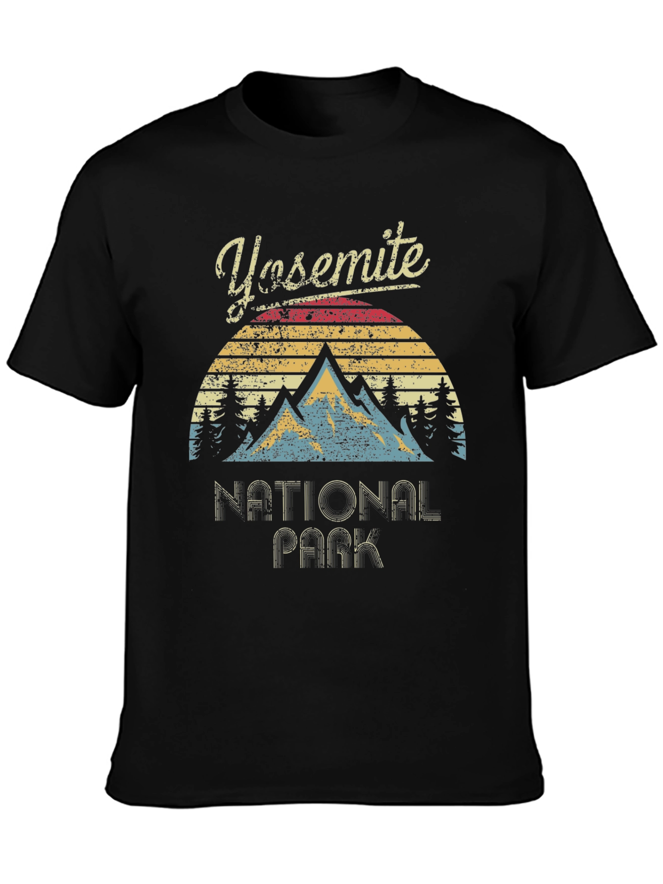 Yosemite National Park Retro Graphic T-Shirt