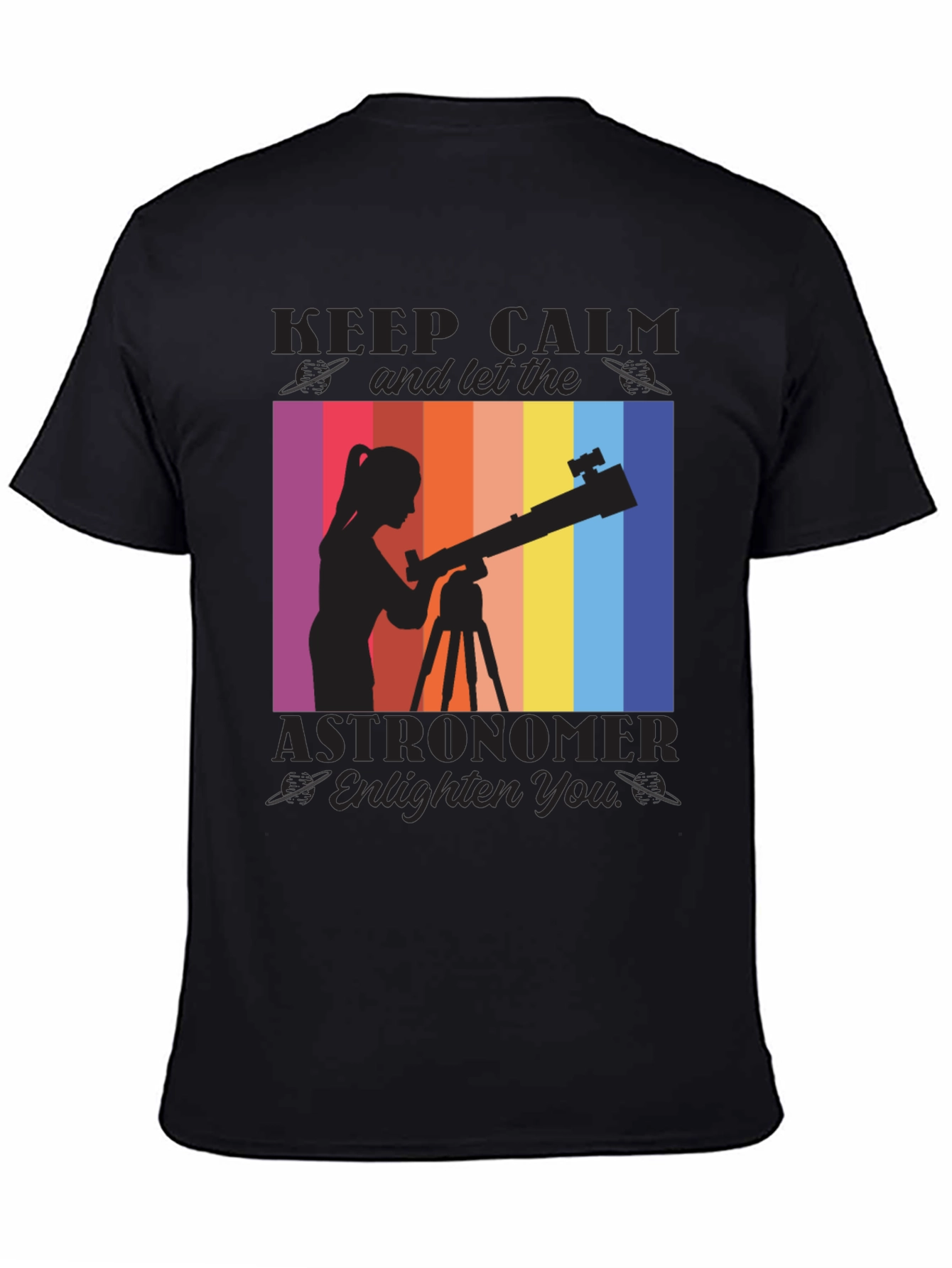 Astronomer Graphic T-Shirt - Keep Calm & Explore!