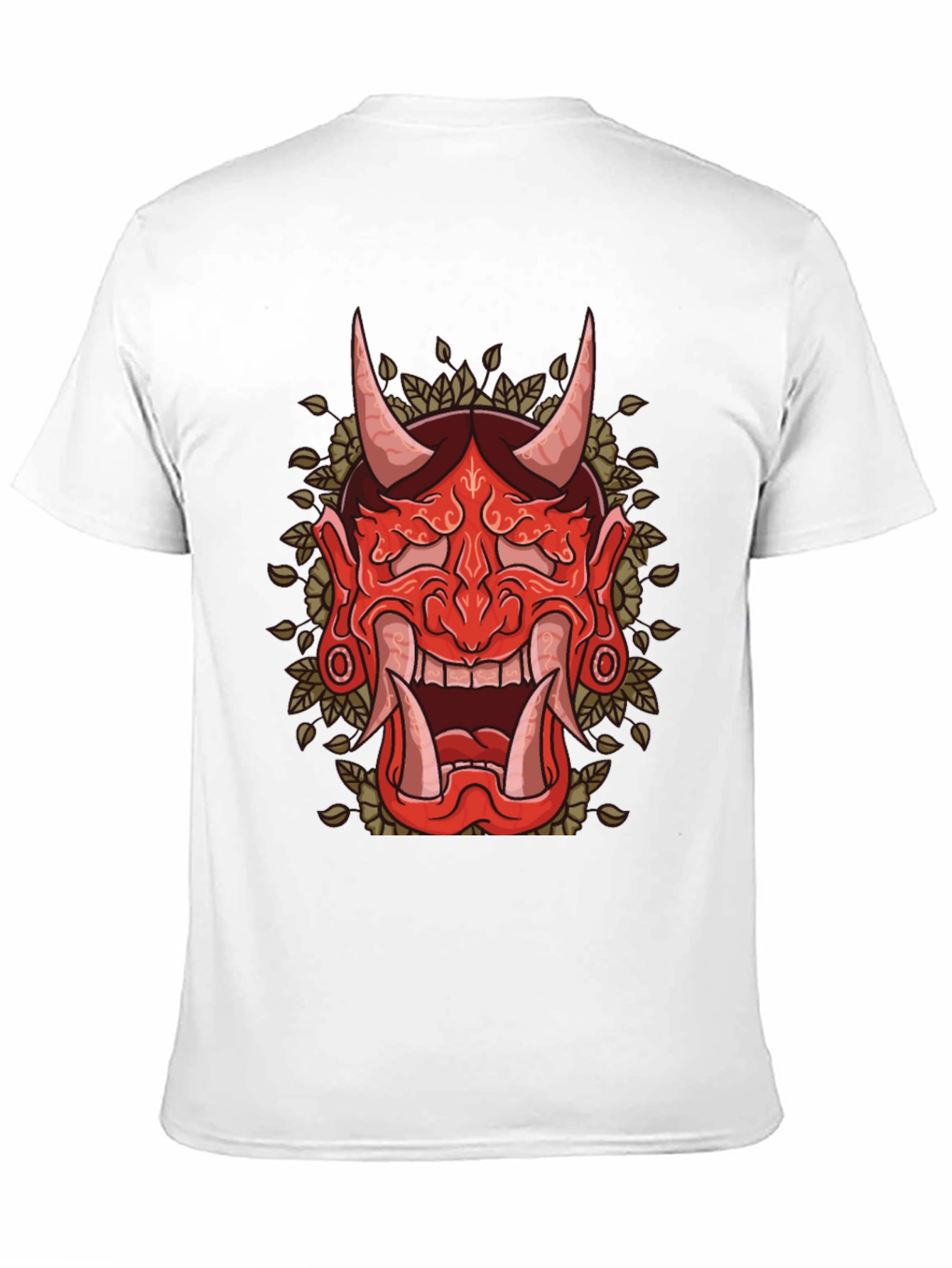 Hannya Mask Graphic Tee - Japanese Demon Shirt