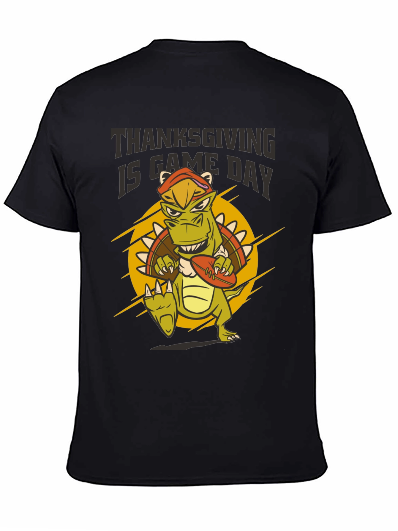 Thanksgiving Game Day Dinosaur T-Shirt