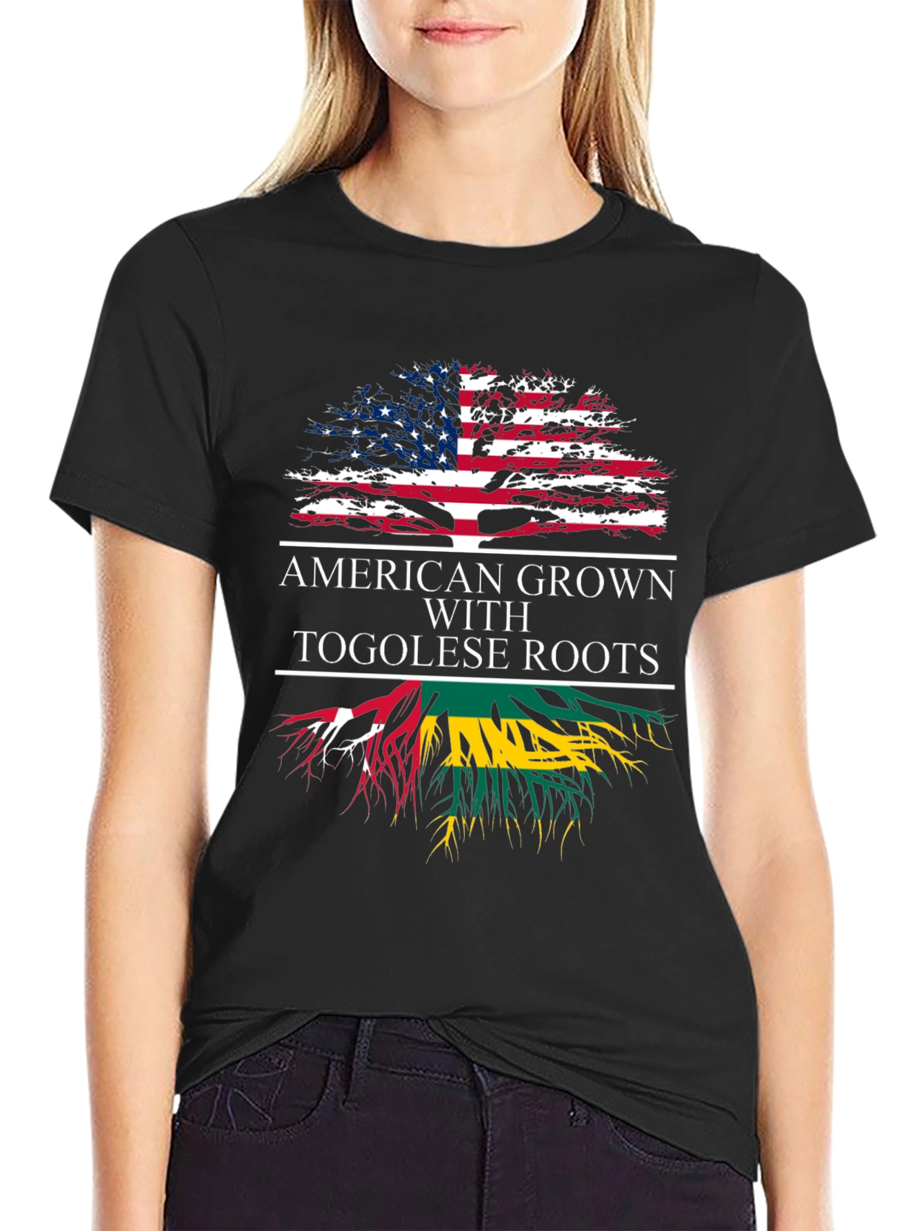 American Grown Togolese Roots T-Shirt