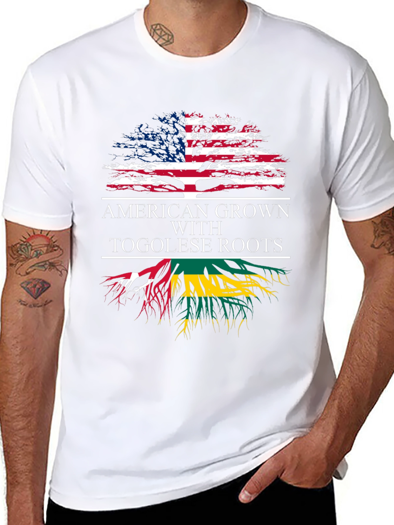 American Grown Togolese Roots T-Shirt