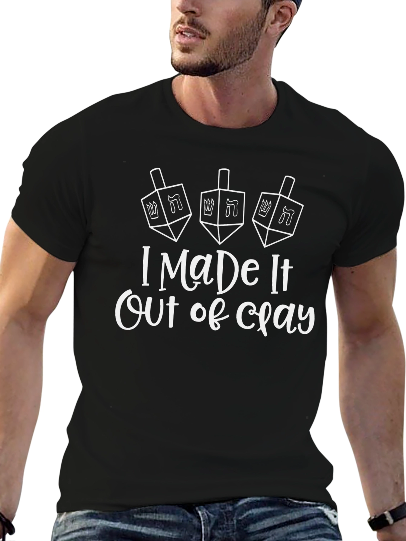 Hanukkah Dreidel Clay T-Shirt