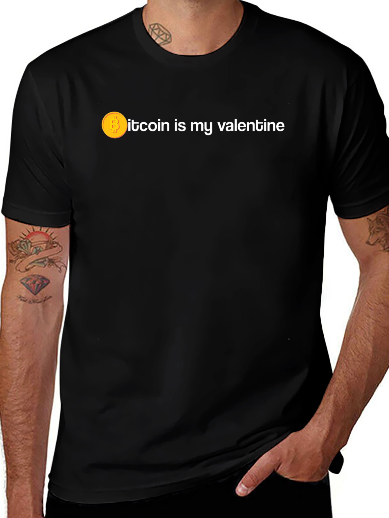 Bitcoin Valentines Day T-Shirt - Crypto Lover Gift